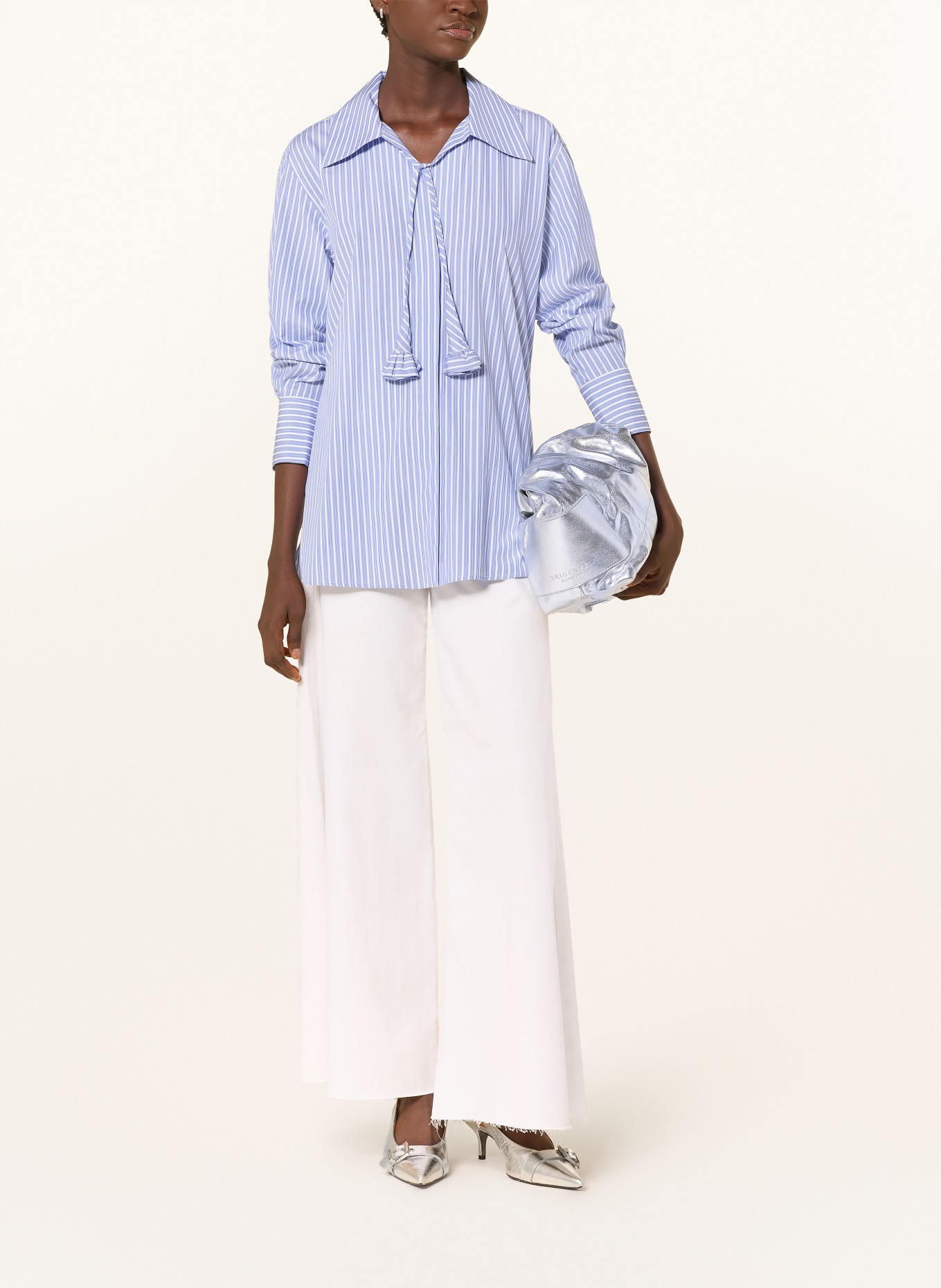 MARELLA Bluse MLSTABARIN: BLAU / DUNKELBLAU / WEISS