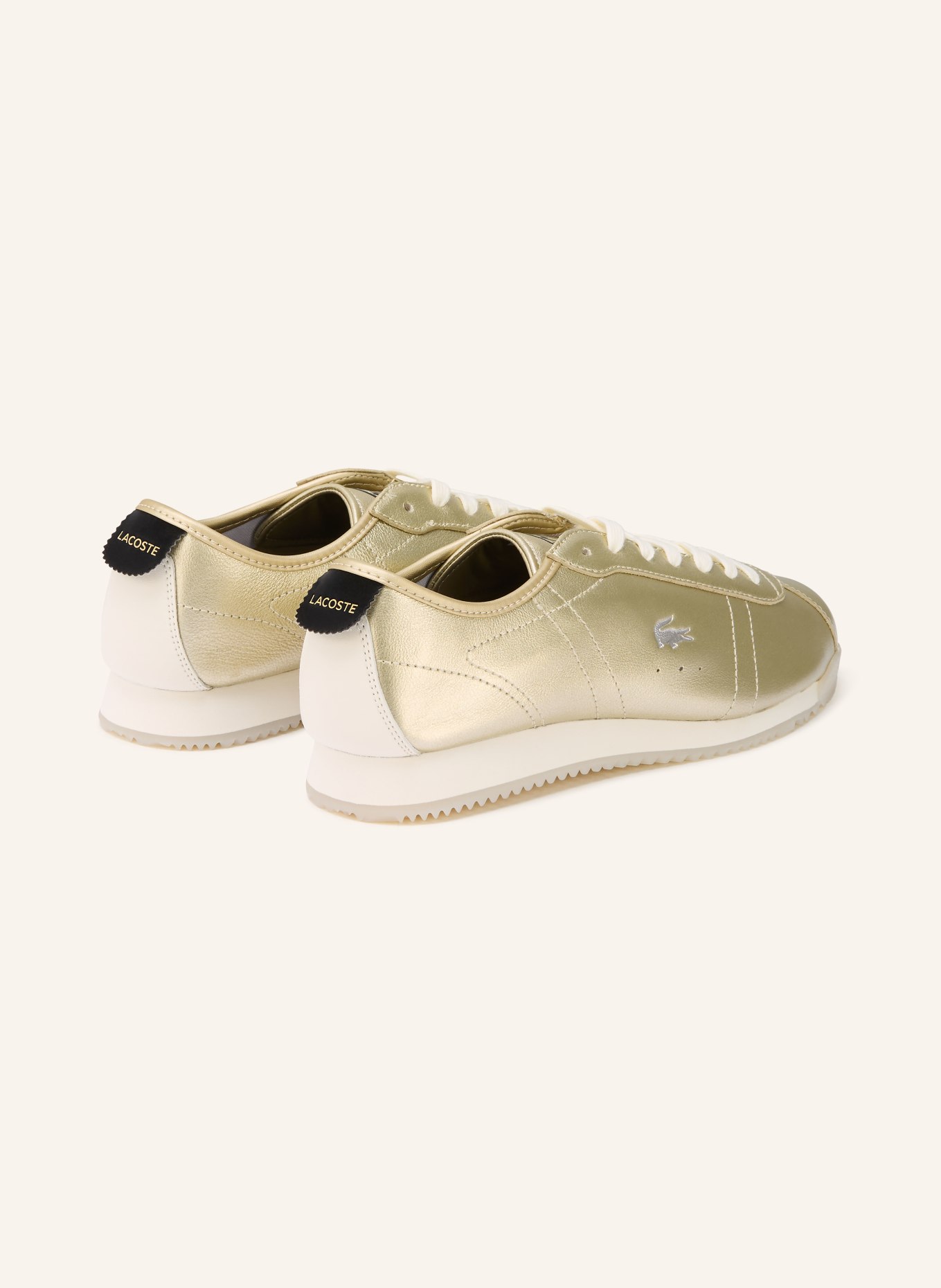 LACOSTE Tenisky CLUB-LOW: ZLATÁ
