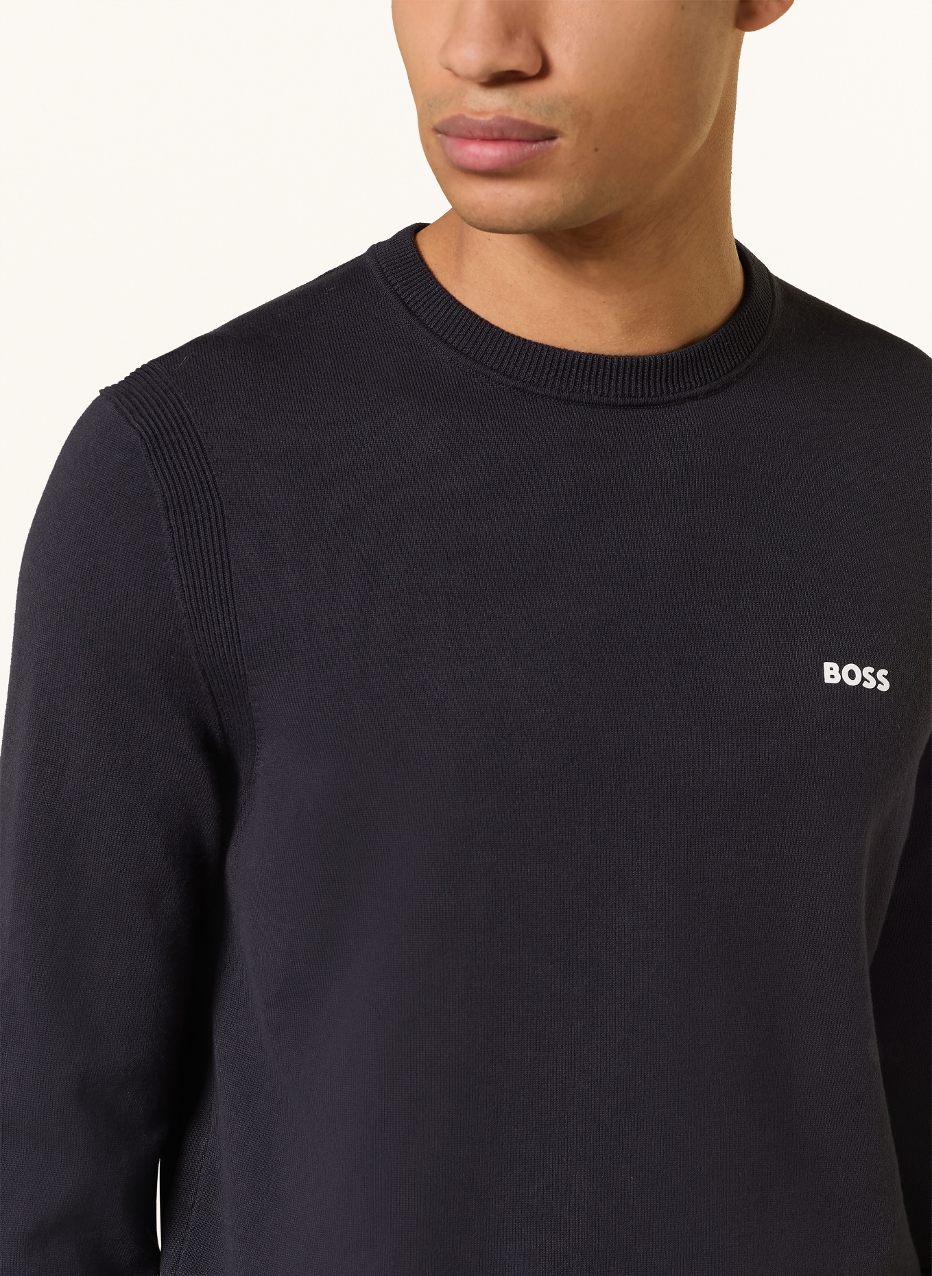 BOSS Pullover EVER-X: DUNKELBLAU