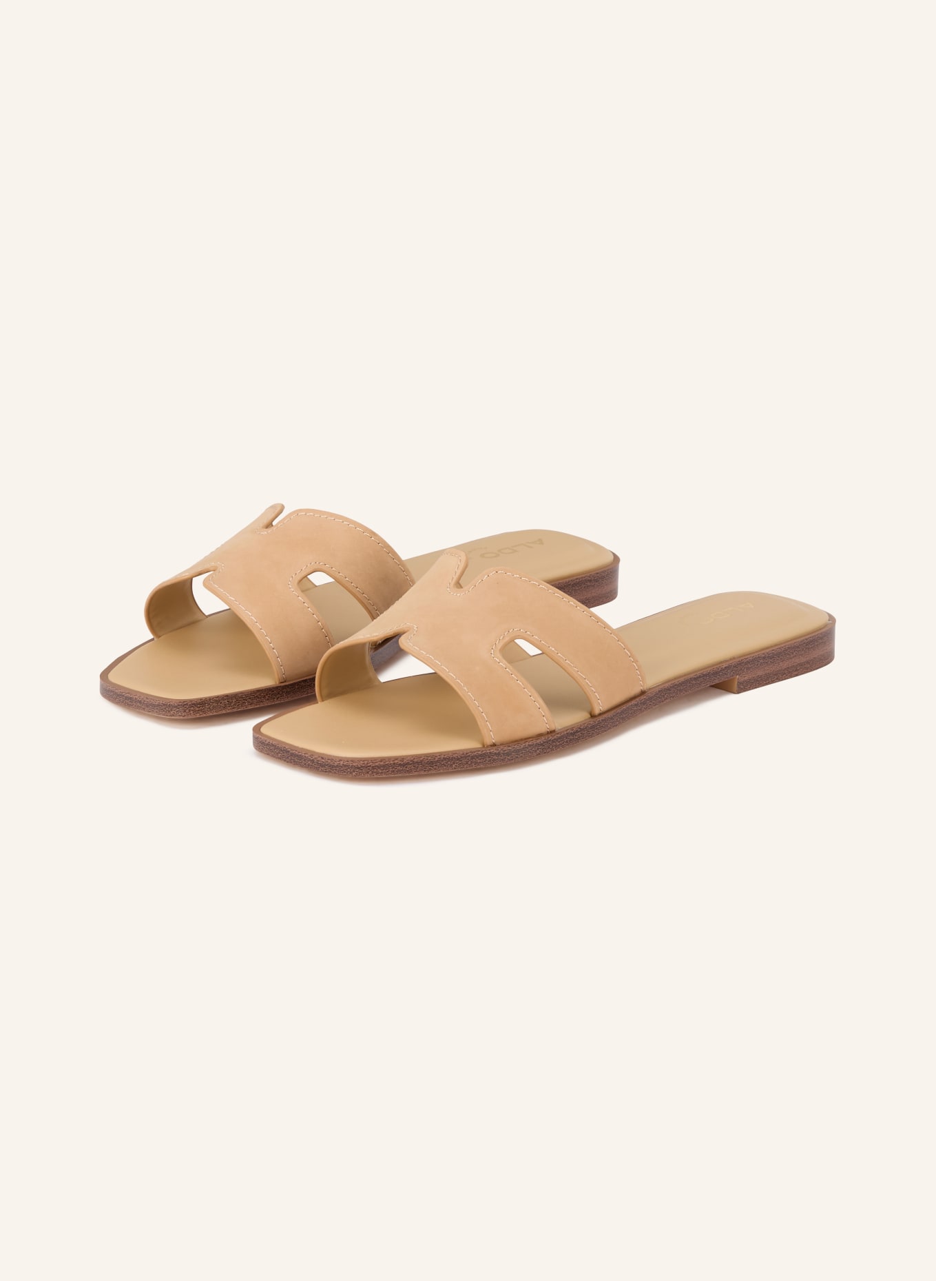 ALDO ITSANDAL mules: CAMEL