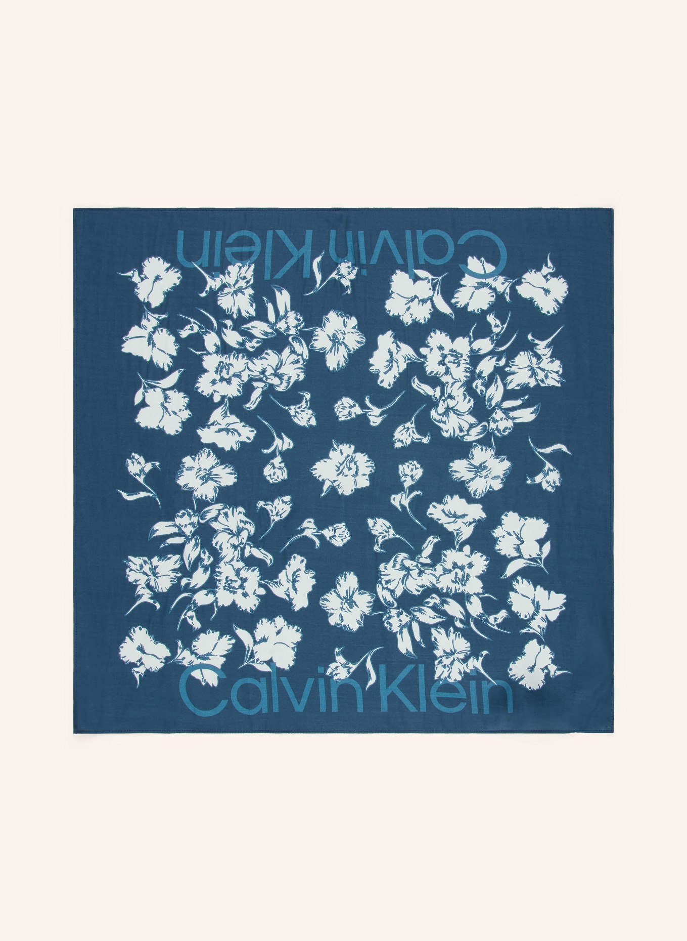 Calvin Klein Tuch: BLAU / WEISS