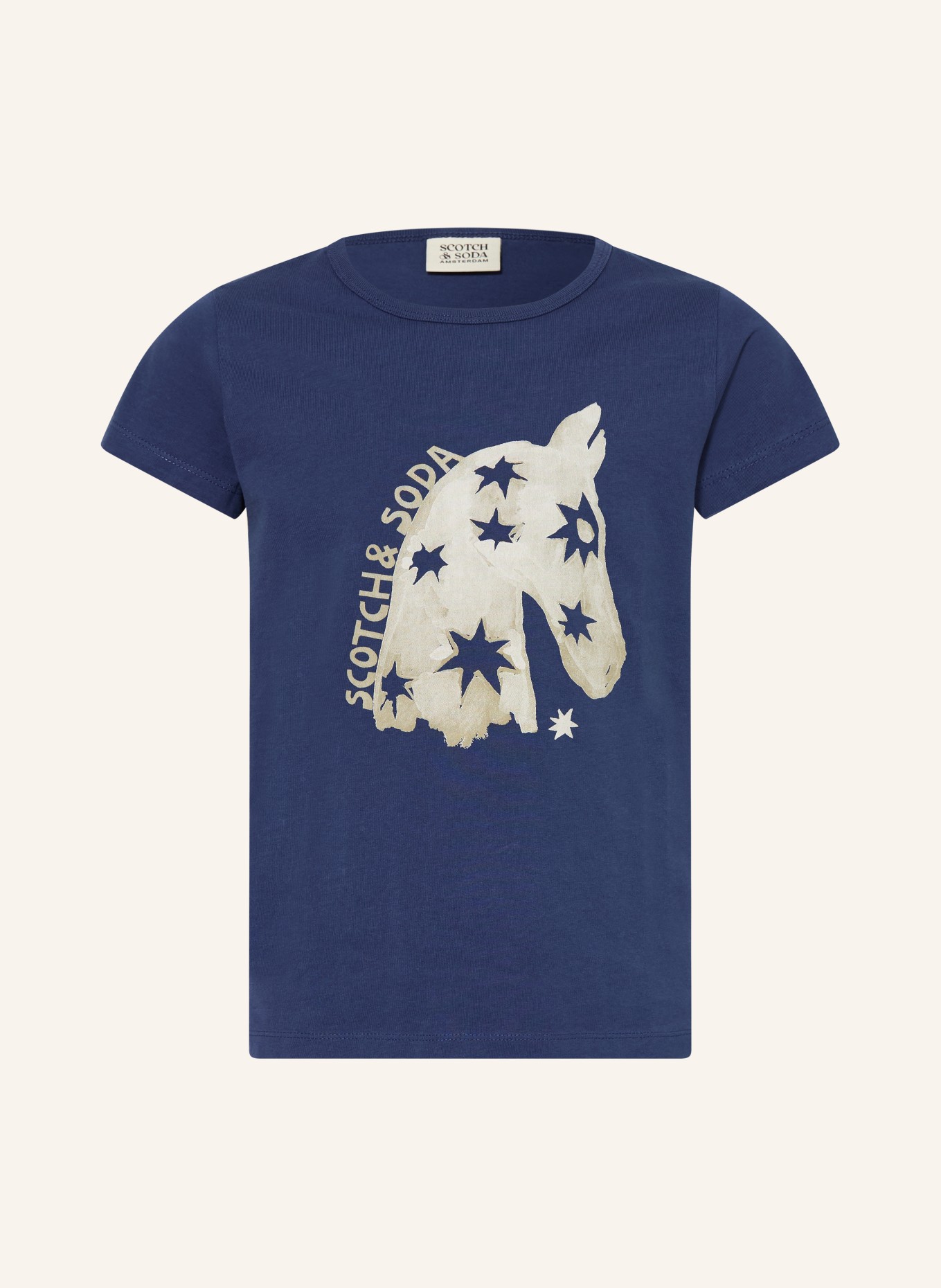 SCOTCH & SODA T-Shirt: DUNKELBLAU