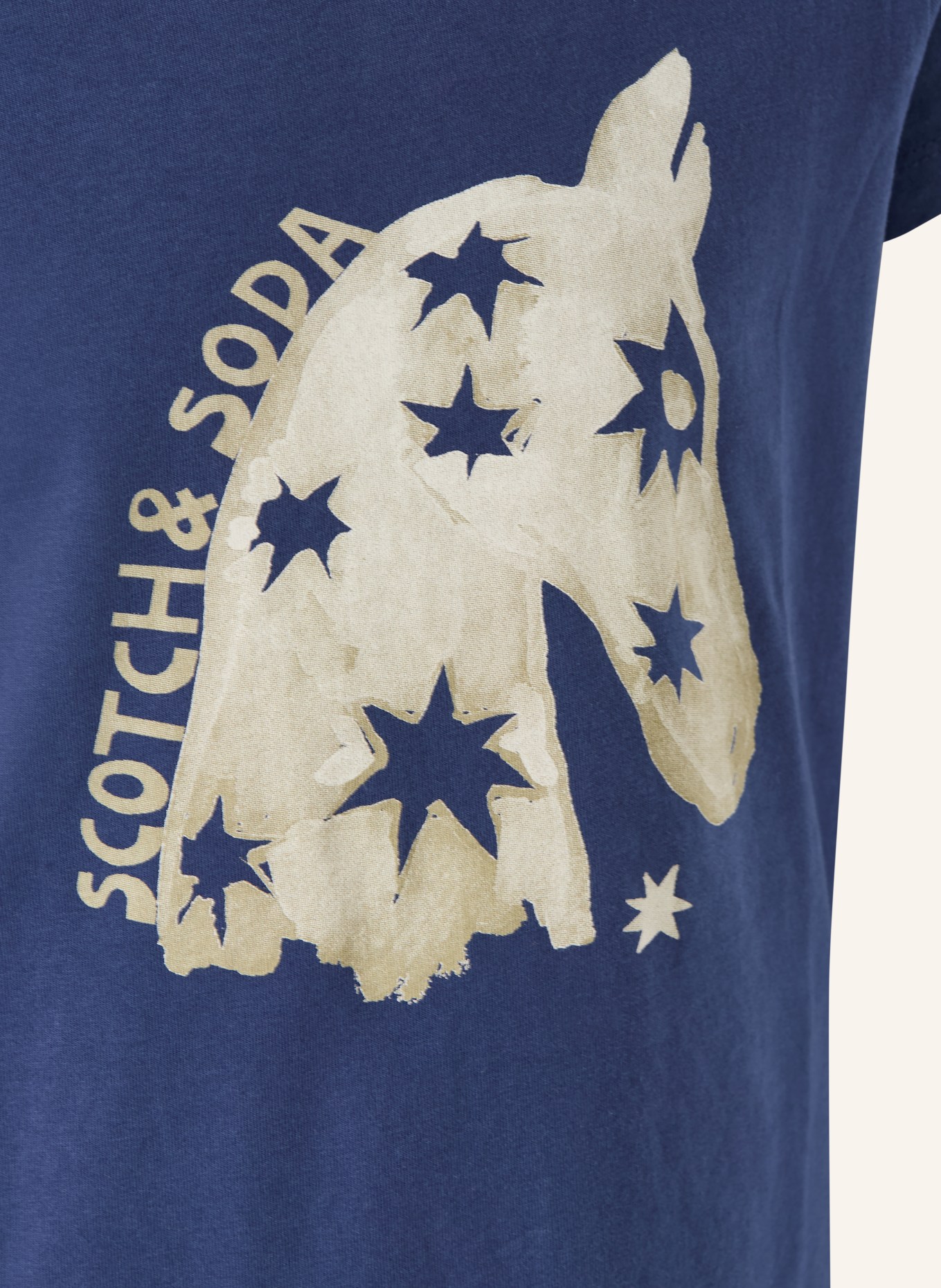 SCOTCH & SODA T-Shirt: DUNKELBLAU