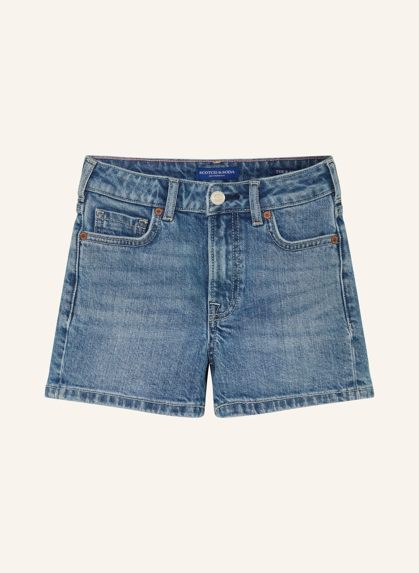SCOTCH & SODA THE RAY denim shorts: 410 NAVY