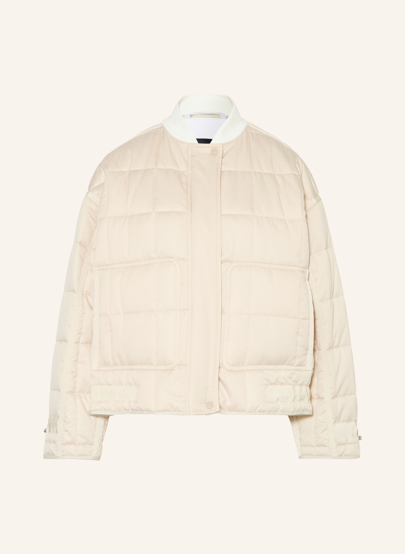 Fay Steppjacke: CREME / WEISS