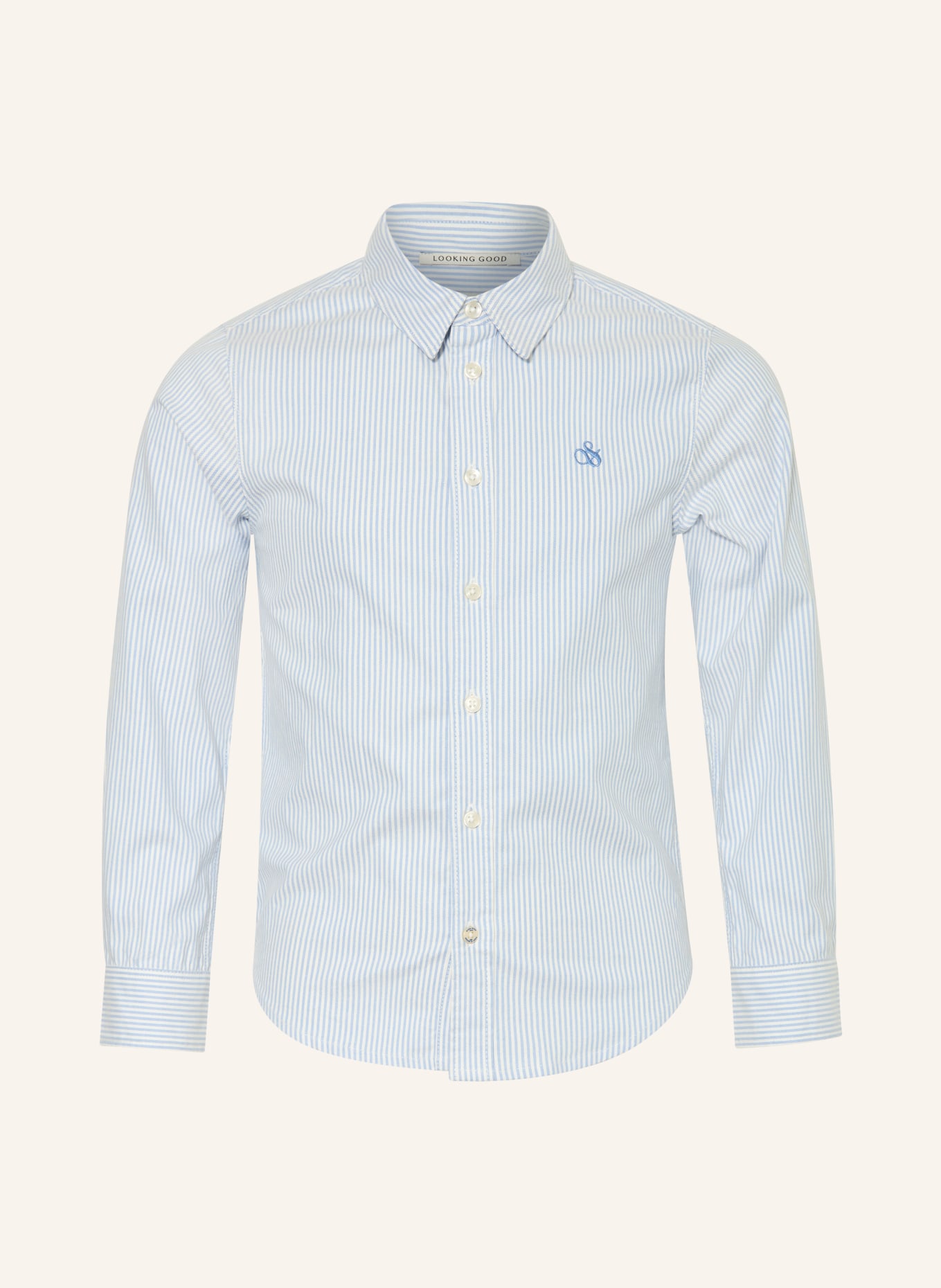 SCOTCH & SODA Oxfordhemd: HELLBLAU / WEISS