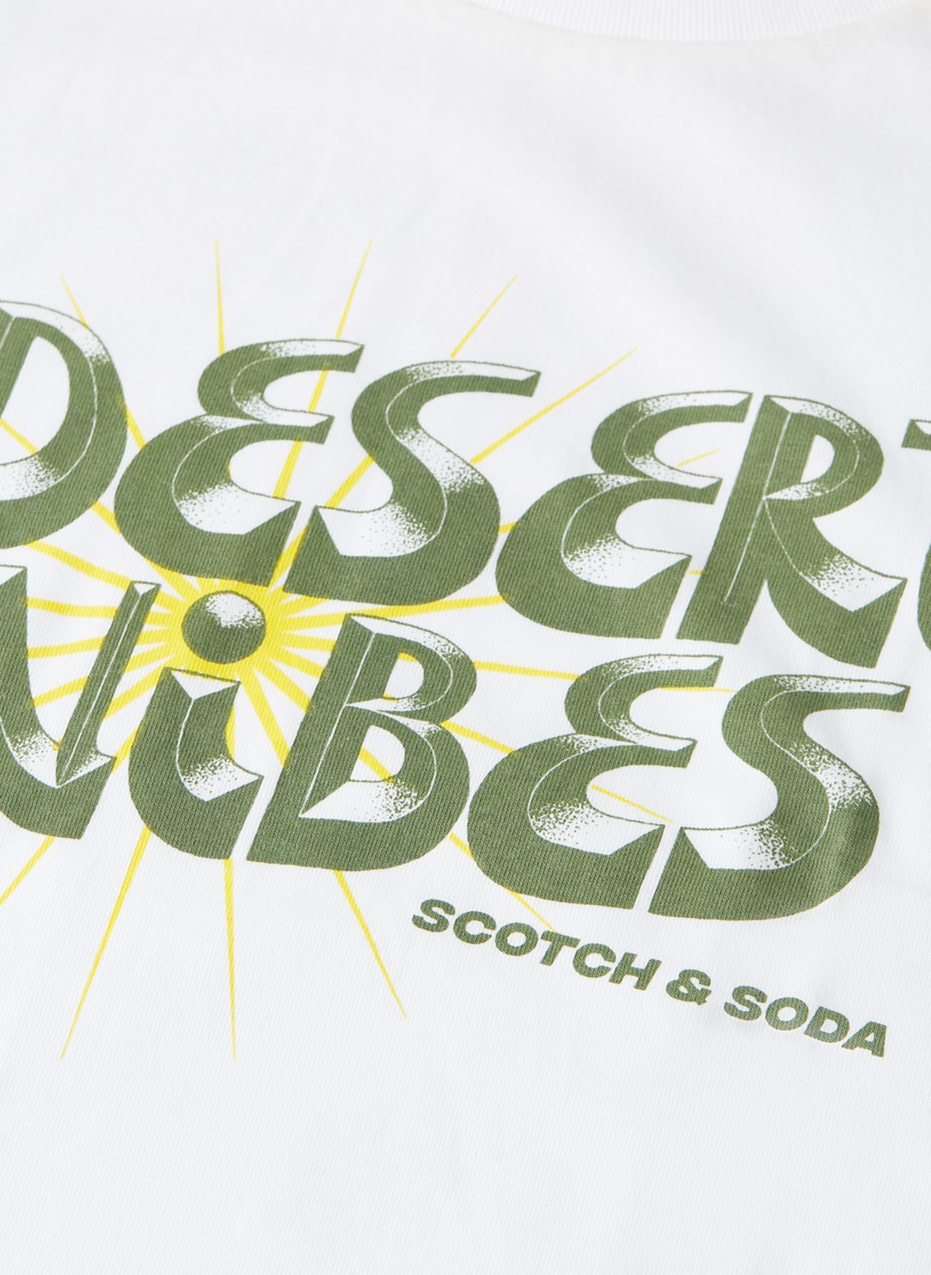 SCOTCH & SODA T-Shirt: WEISS