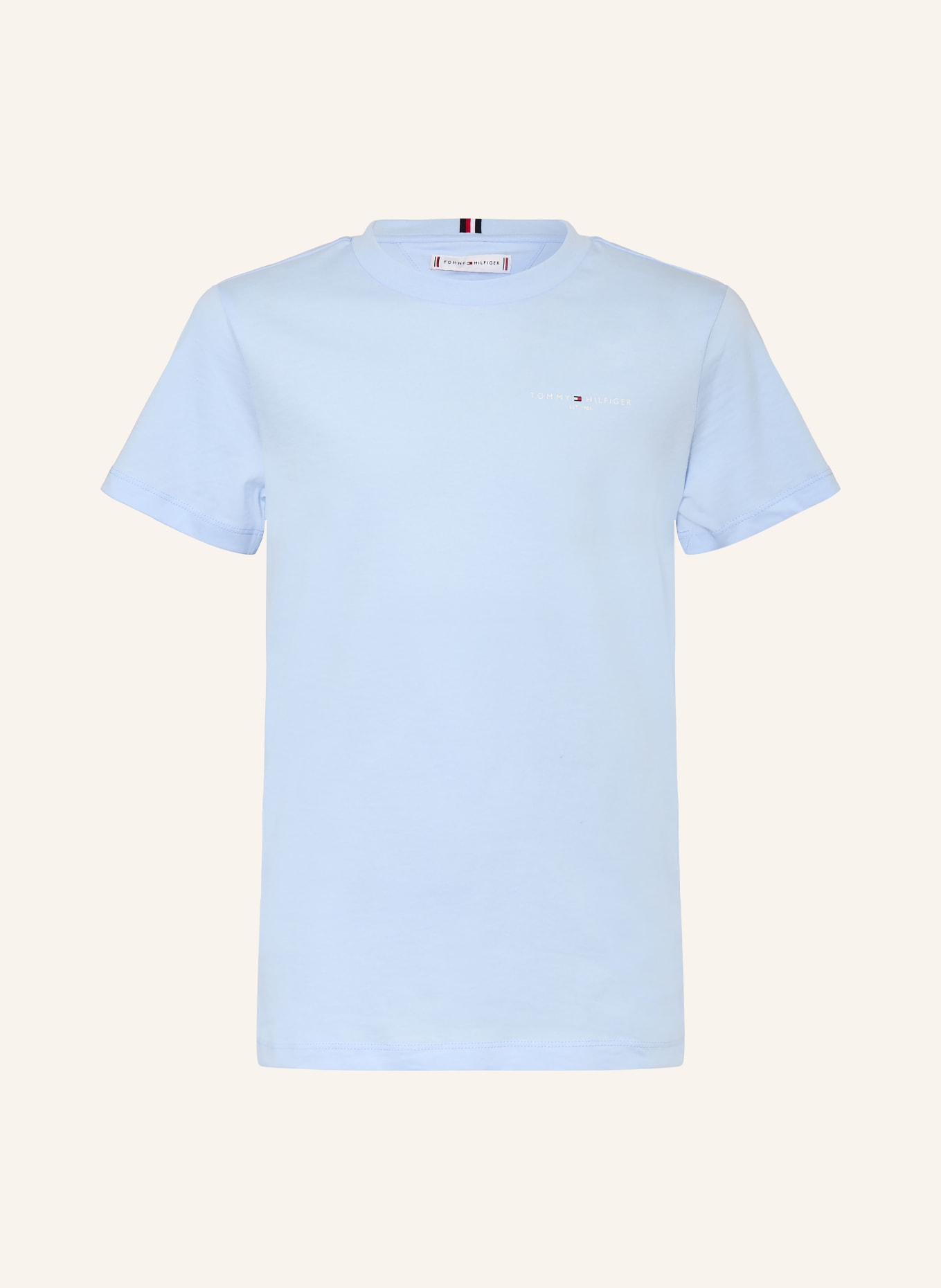 TOMMY HILFIGER T-shirt: BLEU CLAIR