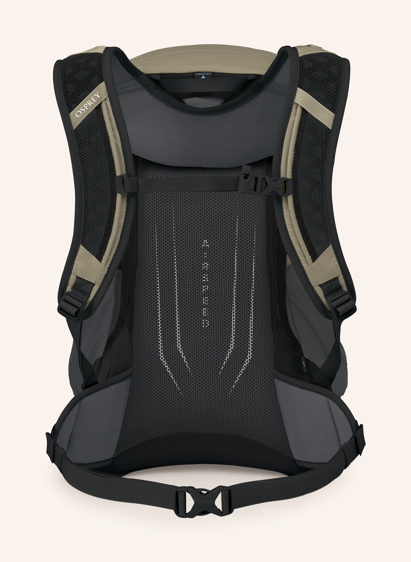 OSPREY Backpack HIKELITE 26 l: OLIVE / BLACK