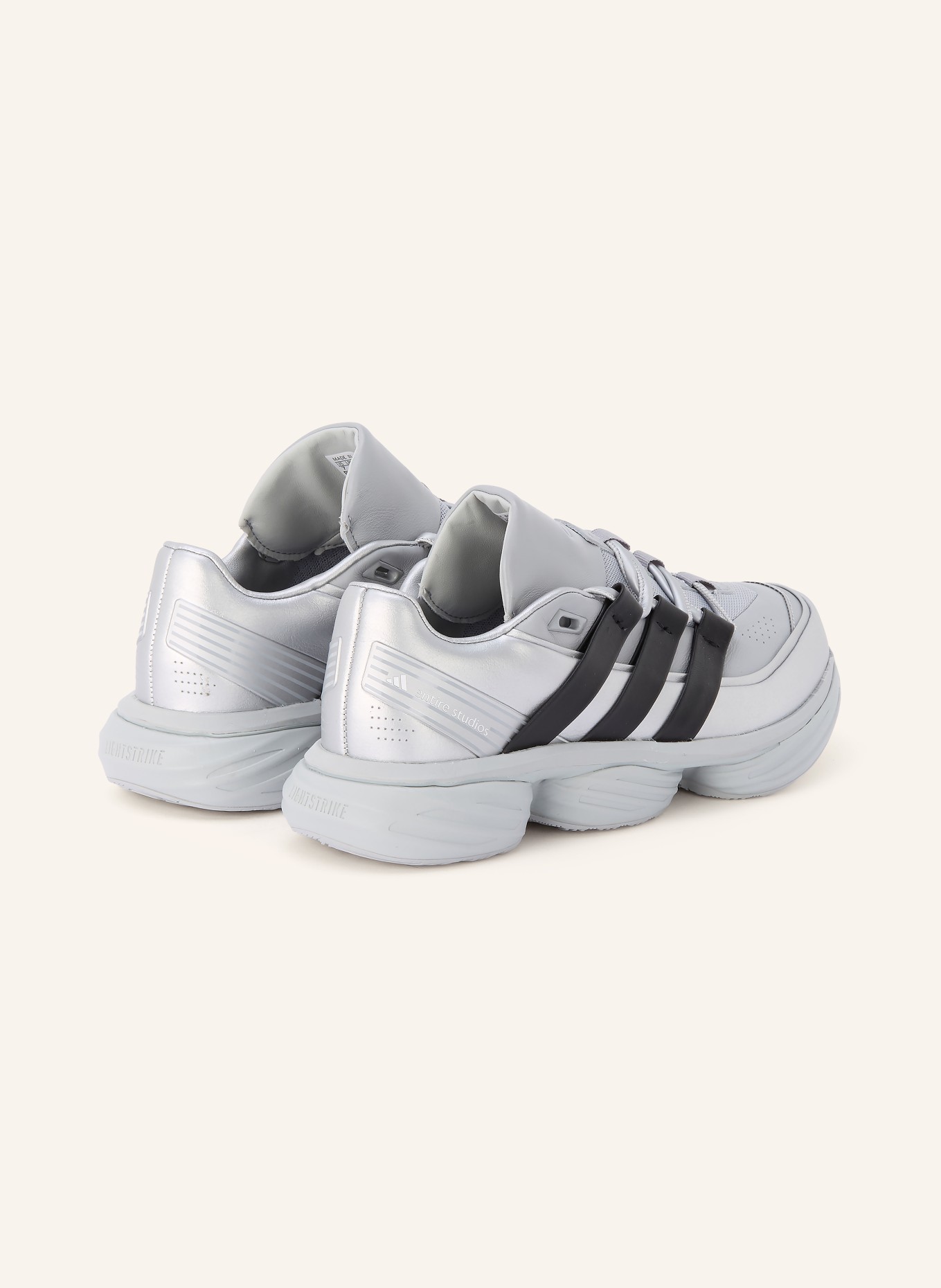 adidas Originals Sneaker ENTIRE STUDIOS LIGHTBLAZE: SILVER / BLACK