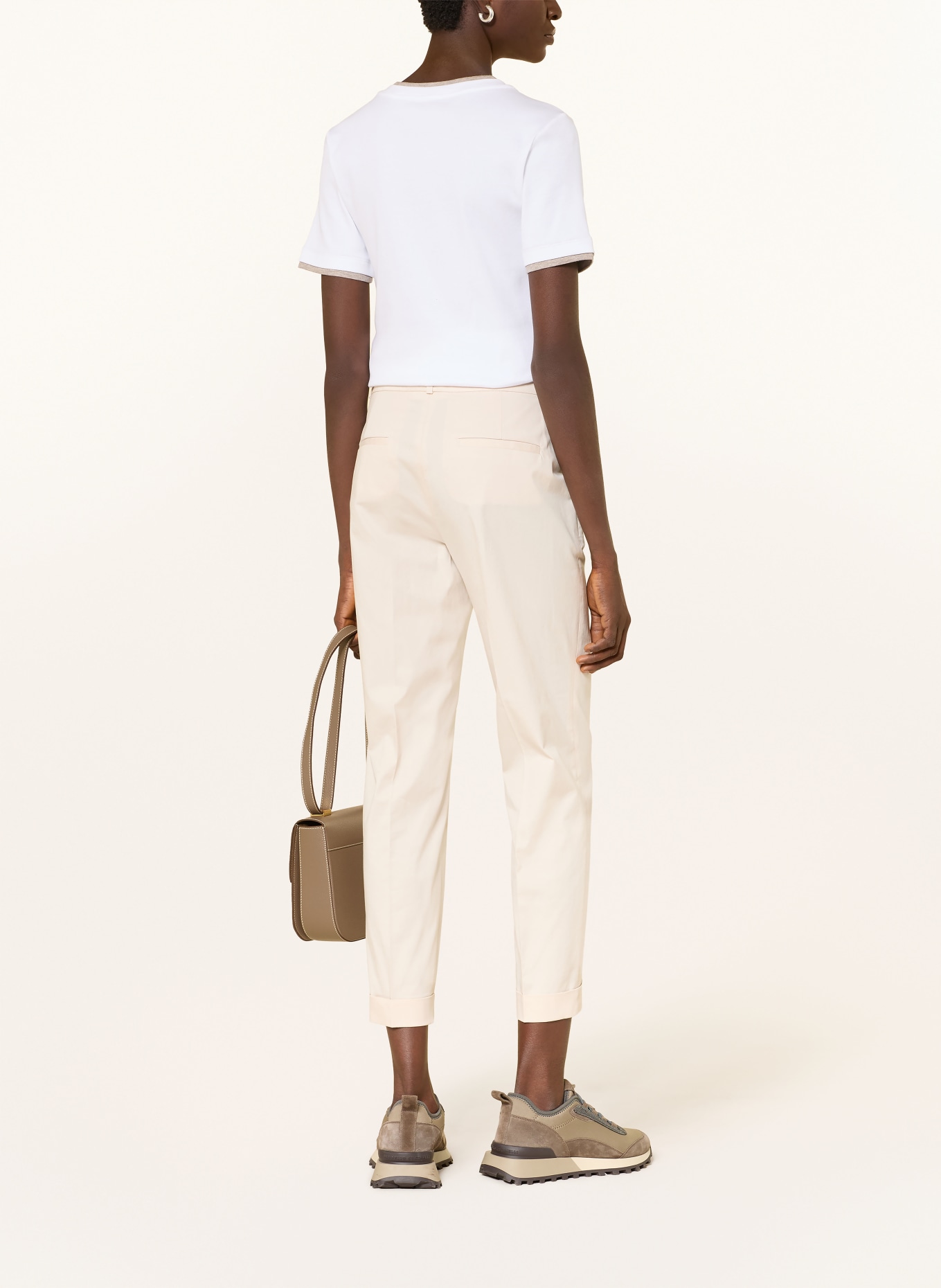 PESERICO Tričko s ozdobnými kameny: BÍLÁ