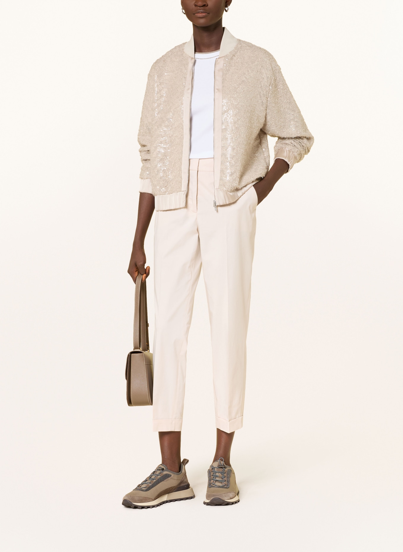 PESERICO chinos: ECRU