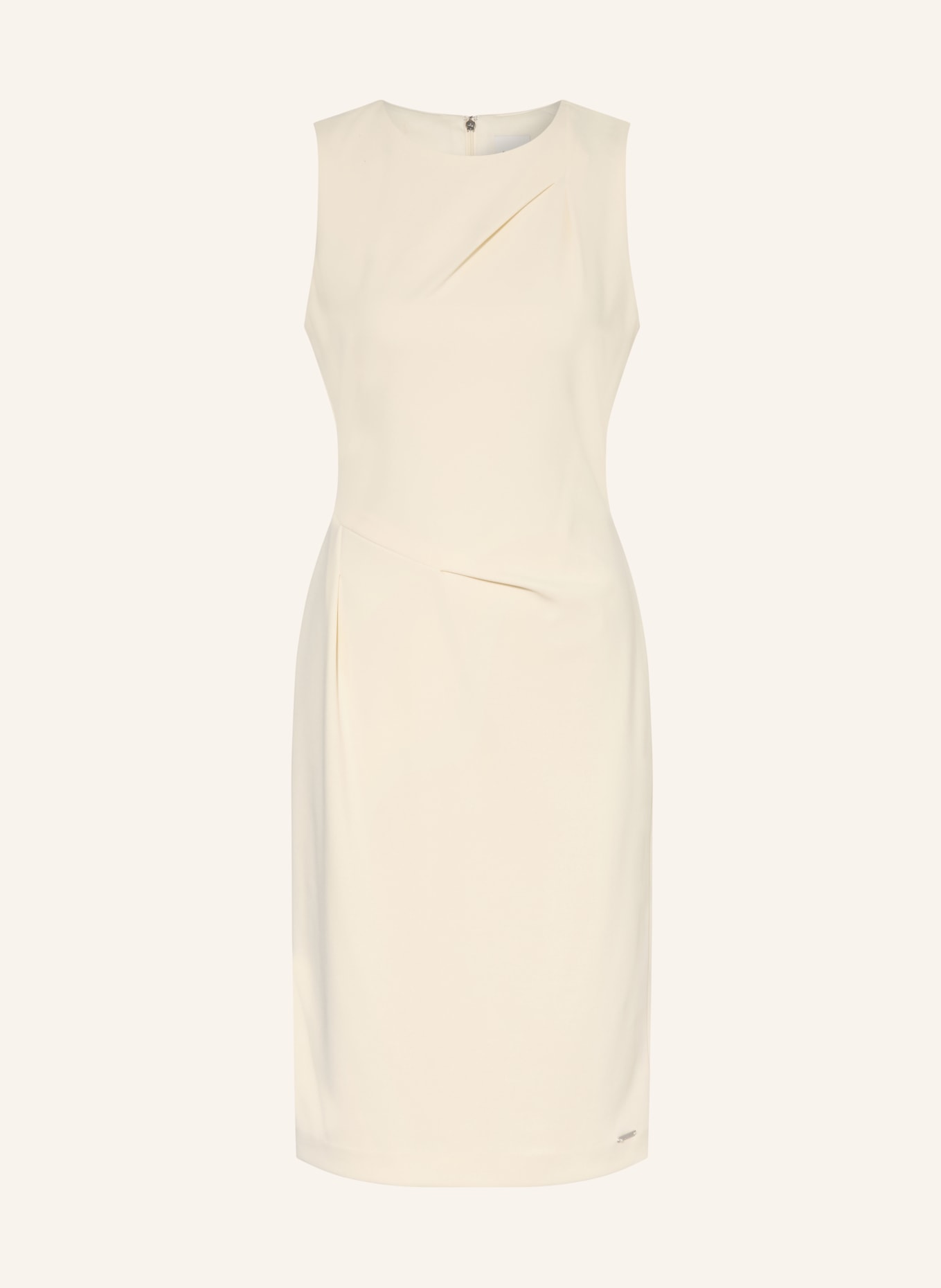 Calvin Klein Jersey shift dress: CREAM