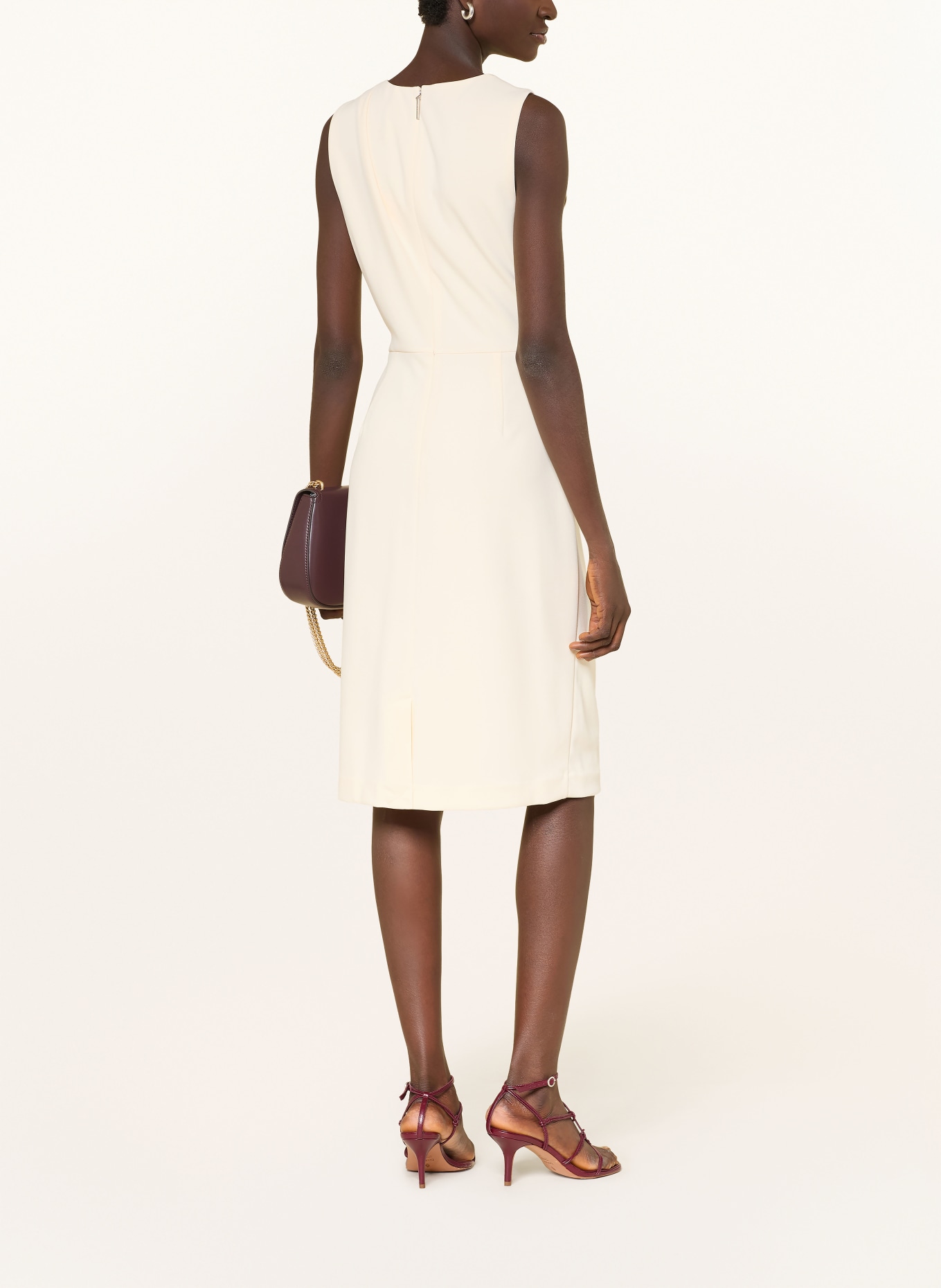 Calvin Klein Jersey shift dress: CREAM