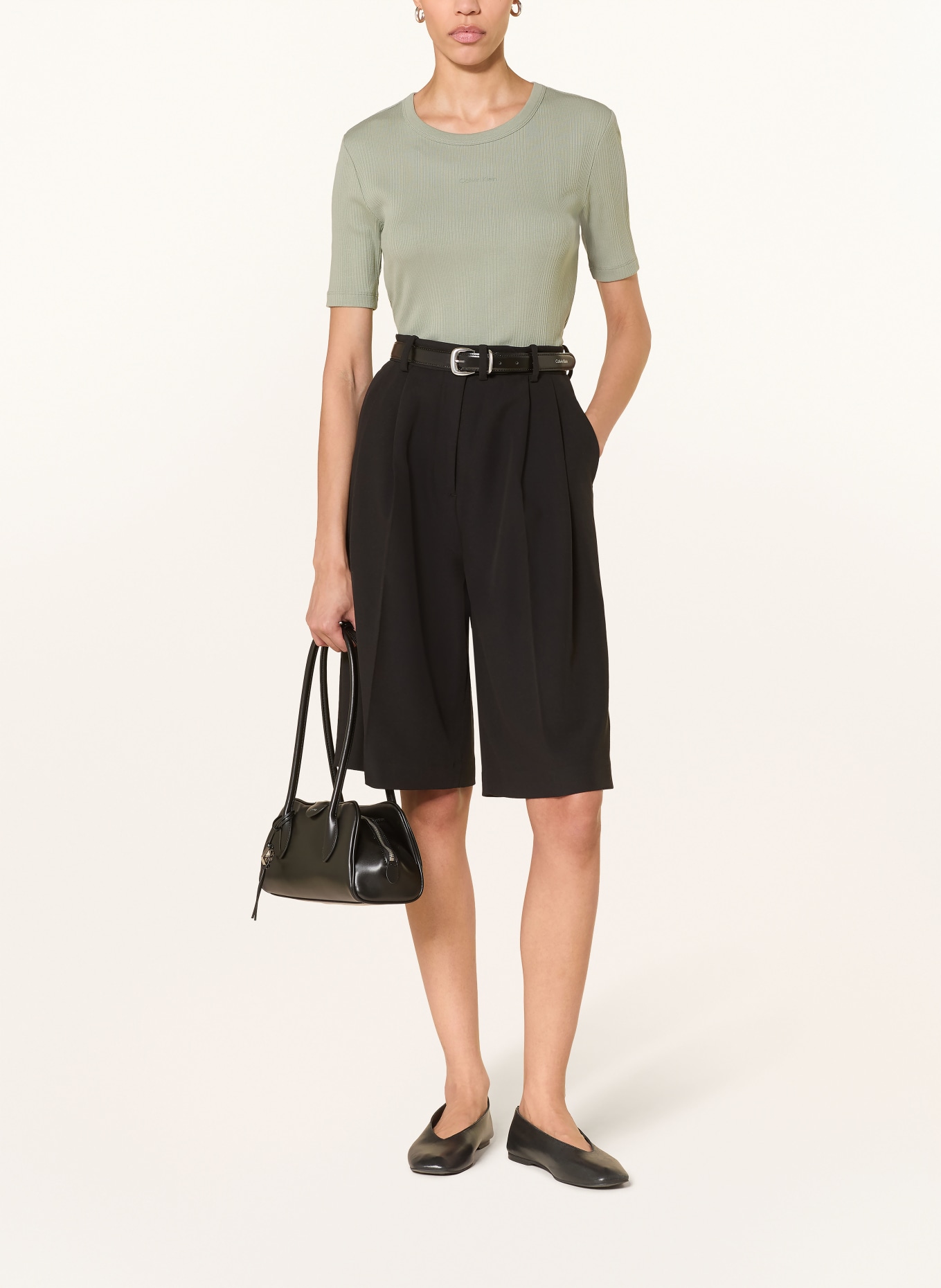 Calvin Klein tričko: ŠEDÁ