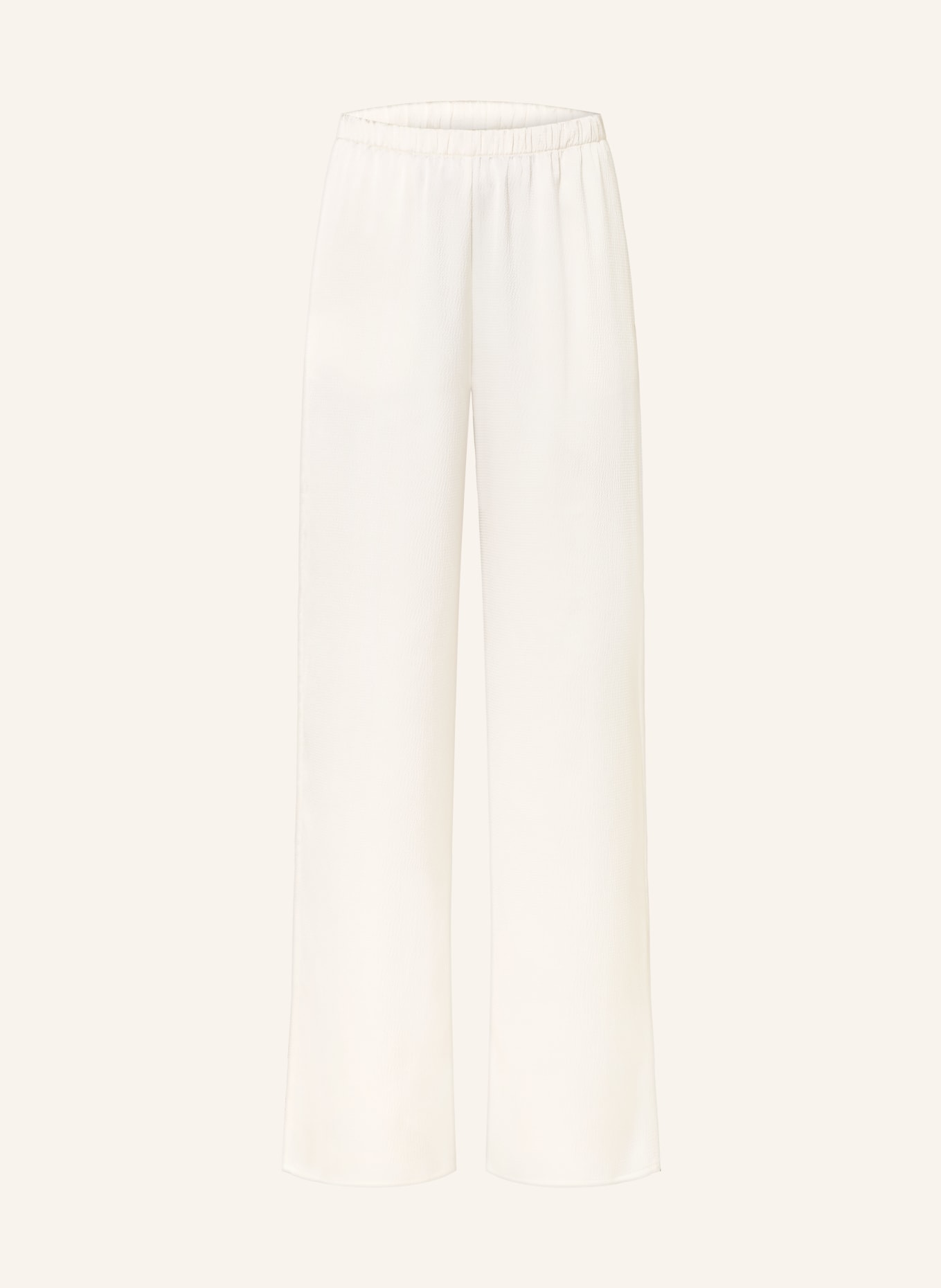 Calvin Klein Marlenehose HAMMERED: WEISS