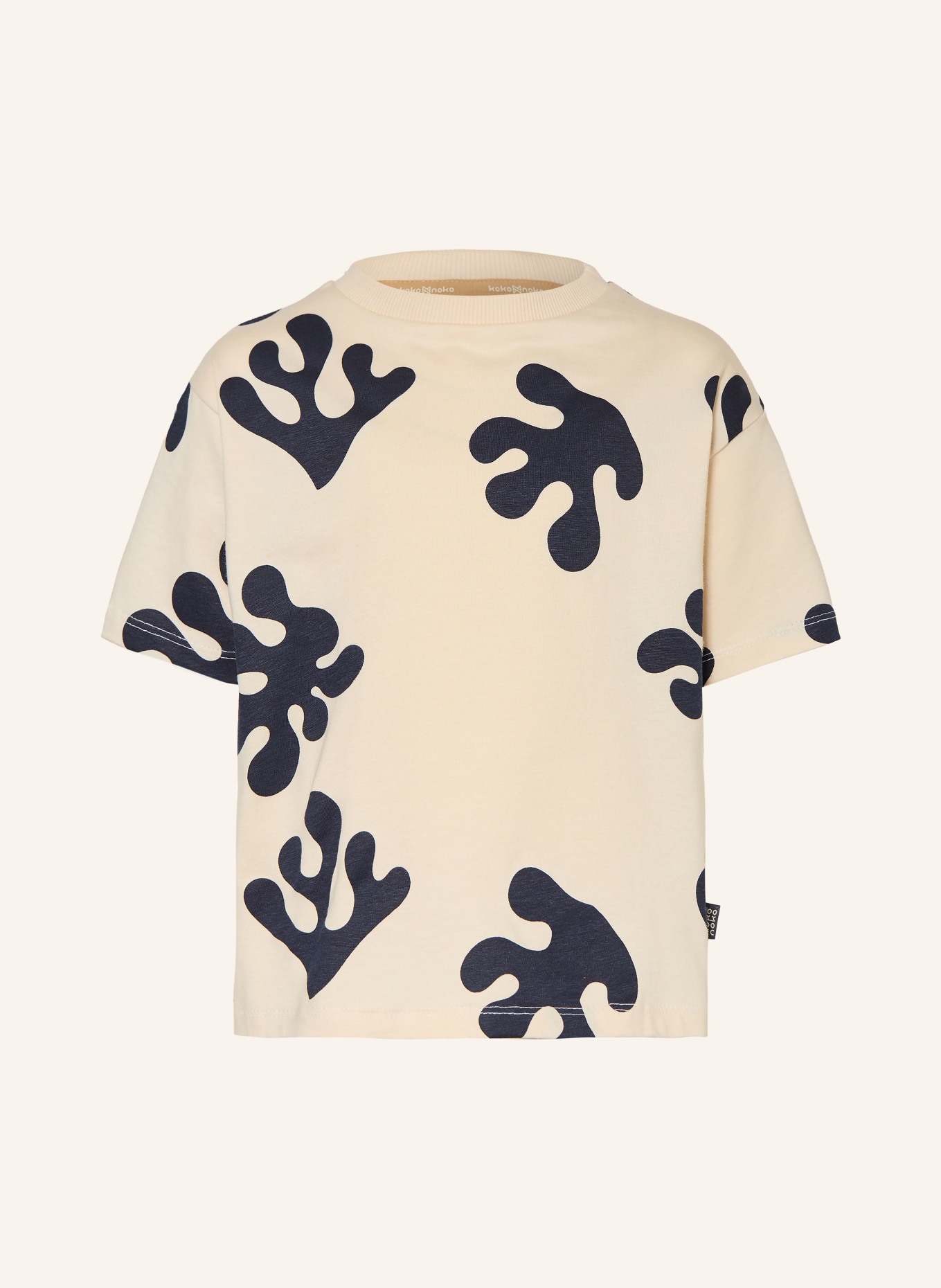 Koko Noko T-Shirt: CREME / SCHWARZ