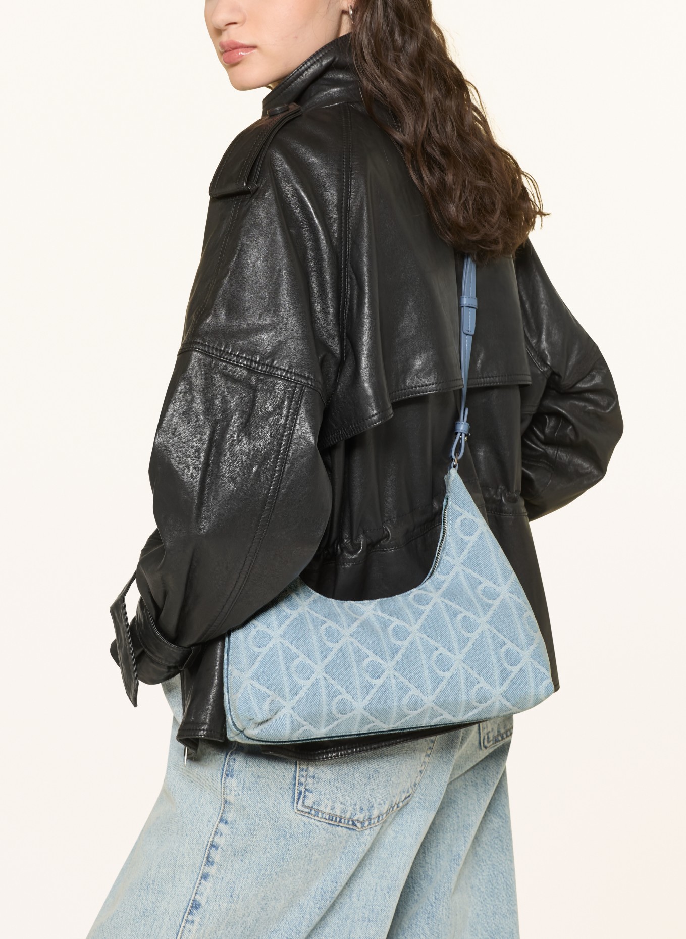 Calvin Klein torba na ramię: JASNONIEBIESKI