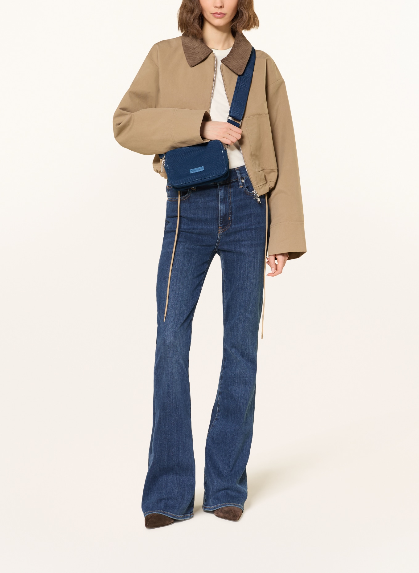 Calvin Klein shoulder bag: DARK BLUE