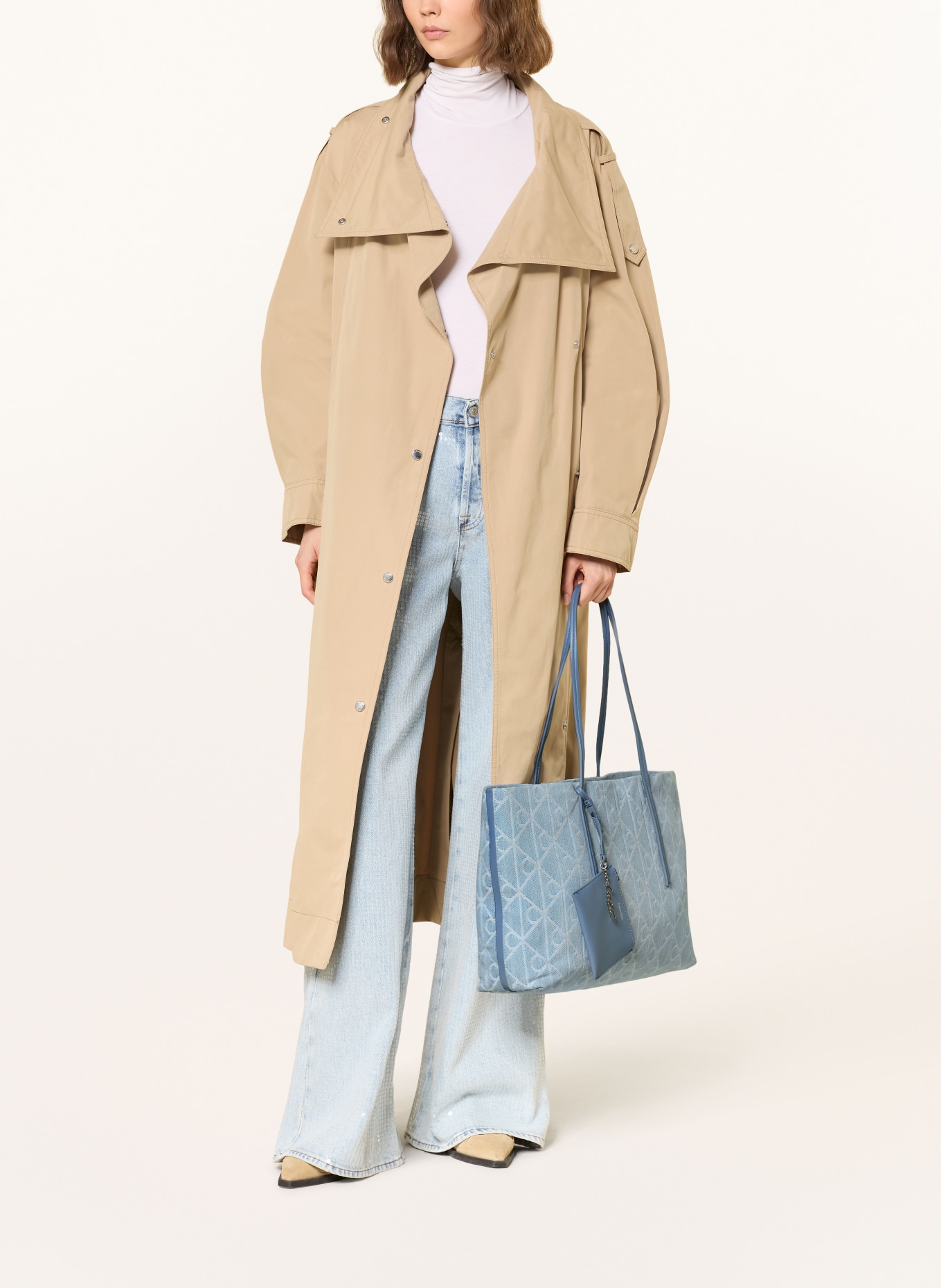 Calvin Klein shopper: LIGHT BLUE / BLUE