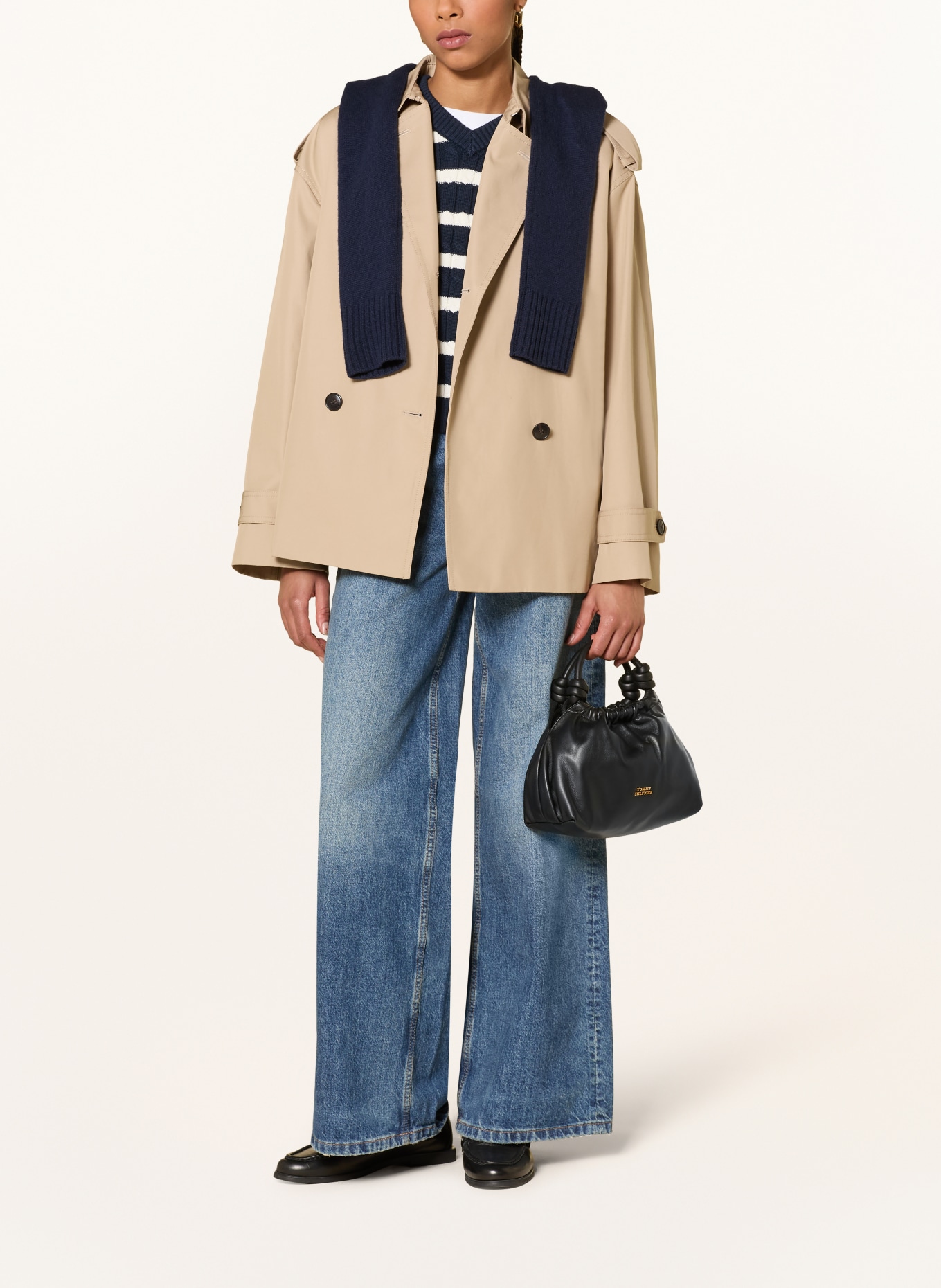 TOMMY HILFIGER shoulder bag: BLACK