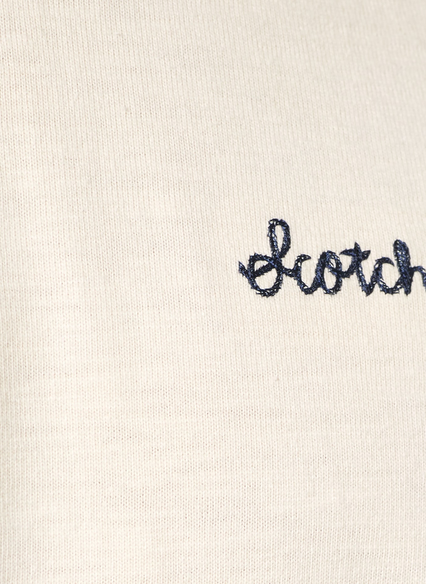 SCOTCH & SODA T-Shirt: CREME / DUNKELBLAU