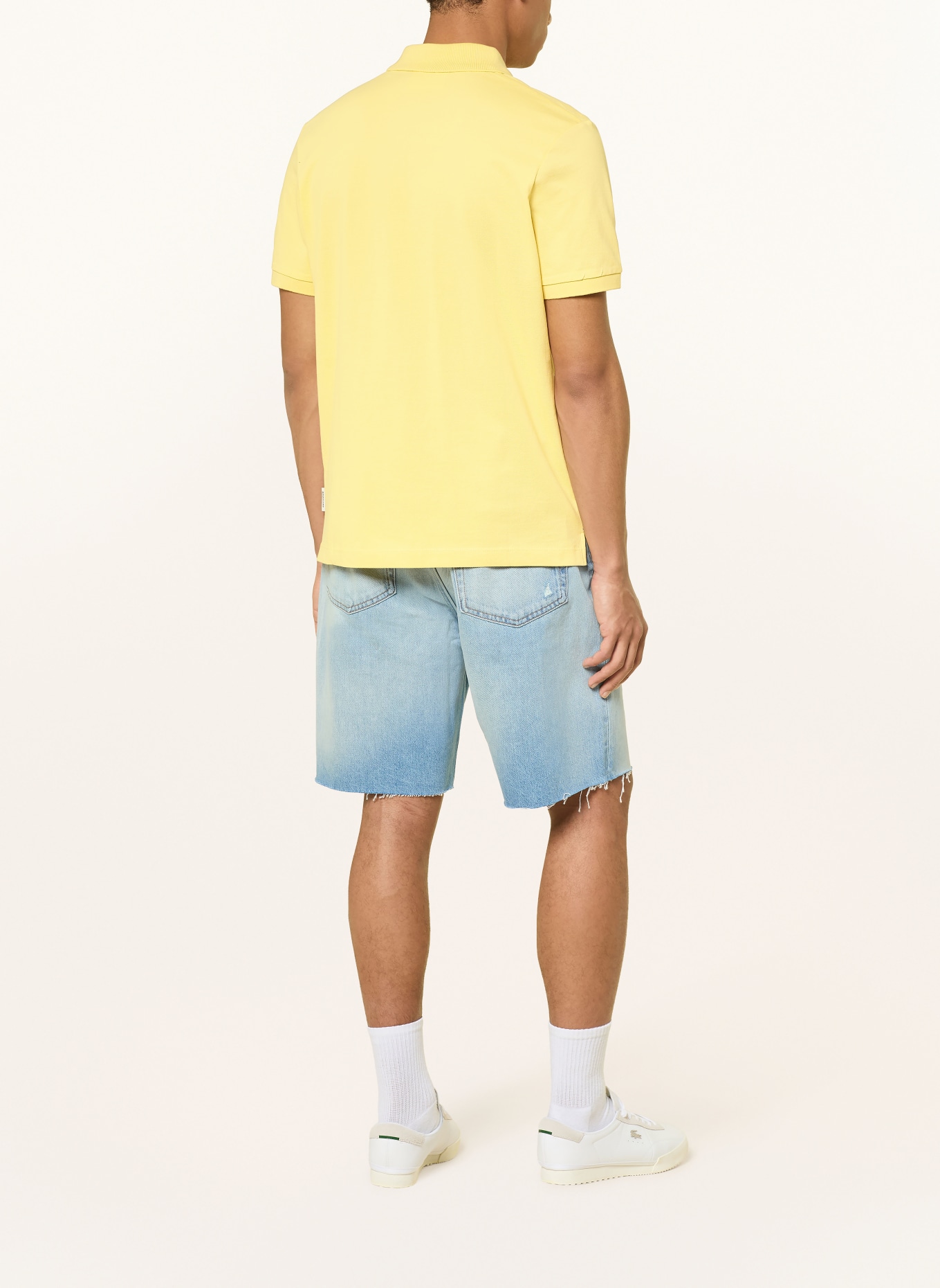 SCOTCH & SODA Piqué-Poloshirt: GELB / PETROL