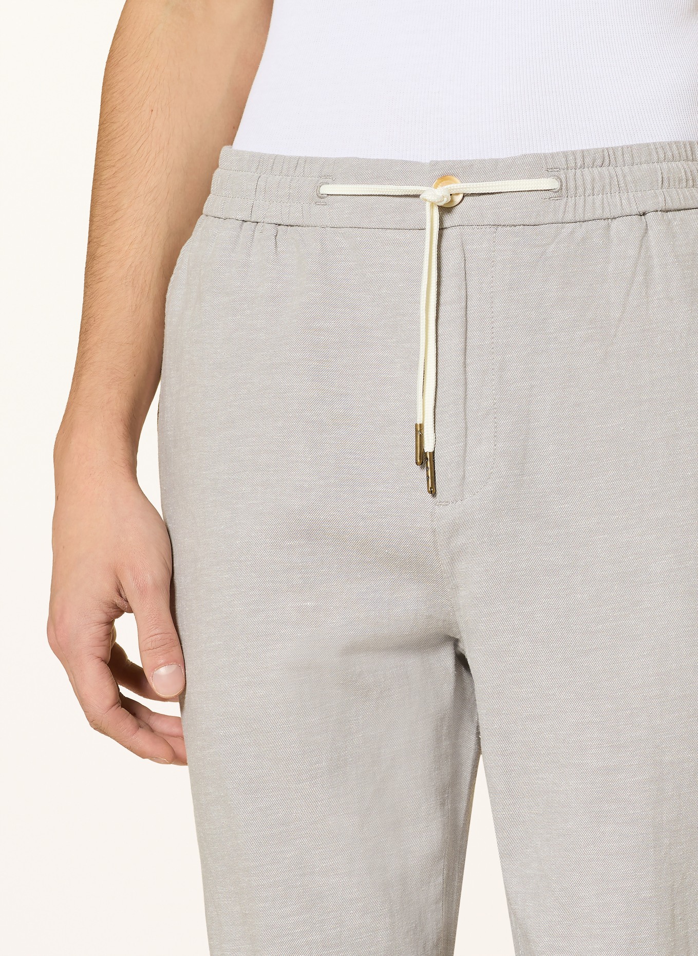 SCOTCH & SODA Chino Slim Fit: SVĚTLE ŠEDÁ