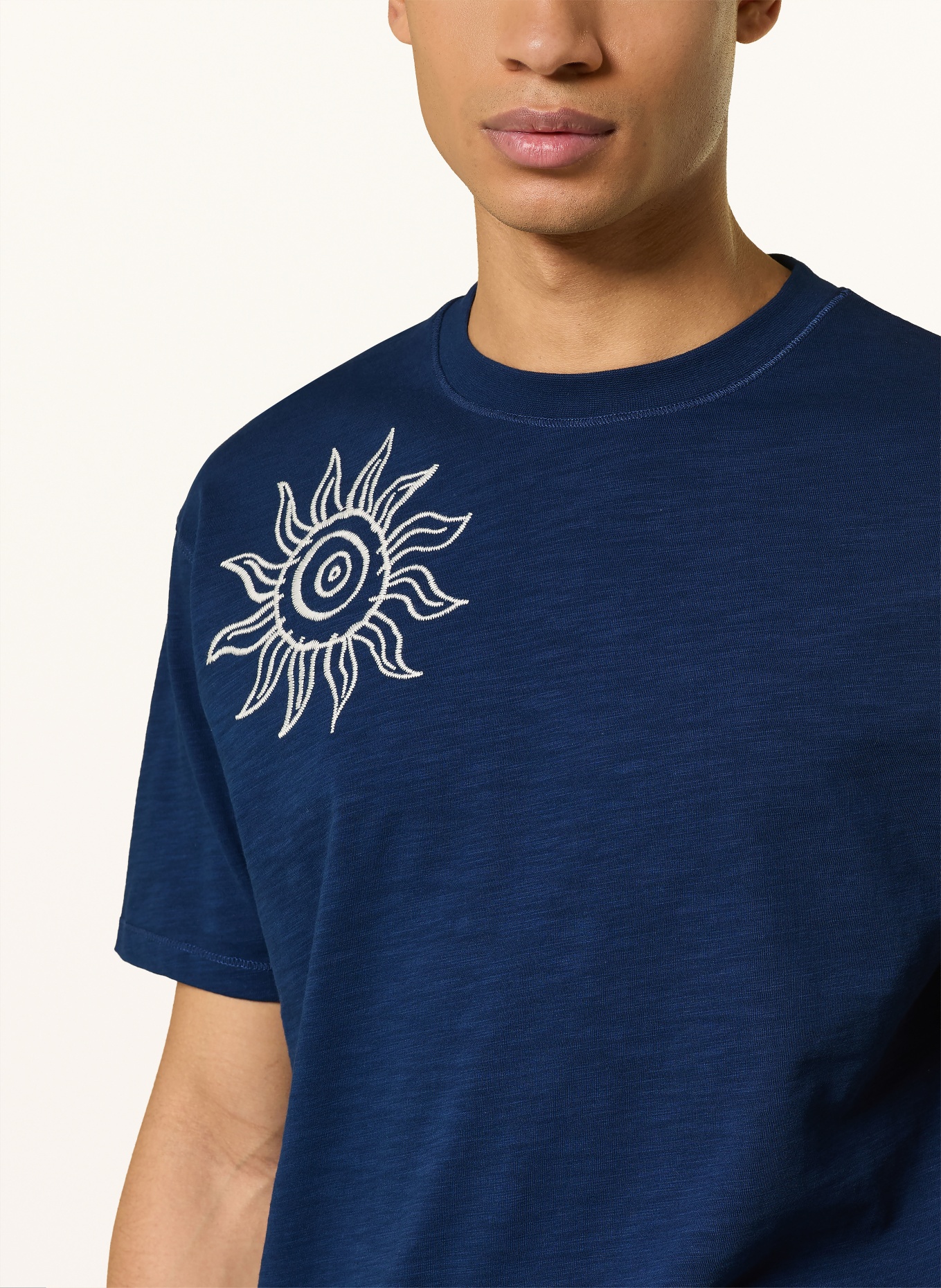 SCOTCH & SODA koszulka: GRANATOWY / BIAŁY