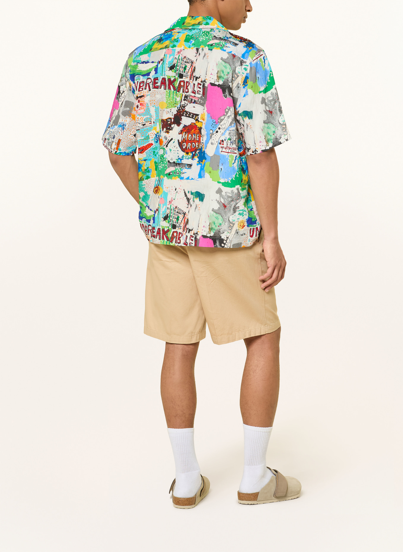 SCOTCH & SODA Koszula wypoczynkowa Relaxed Fit: CIEMNOCZERWONY / NIEBIESKI / BIAŁY