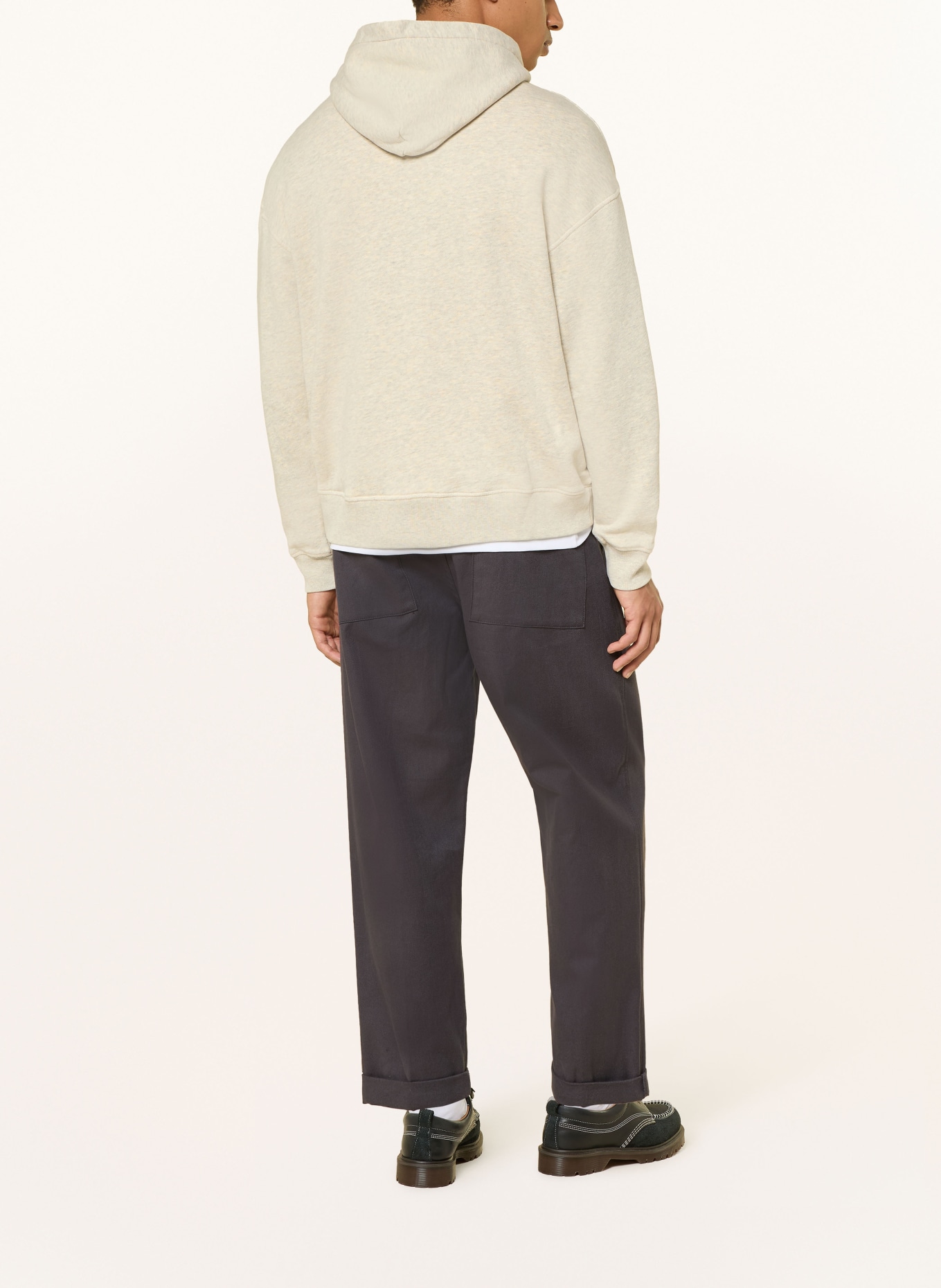 SCOTCH & SODA sweat à capuche: GRIS / ROUGE FONCÉ / NOIR