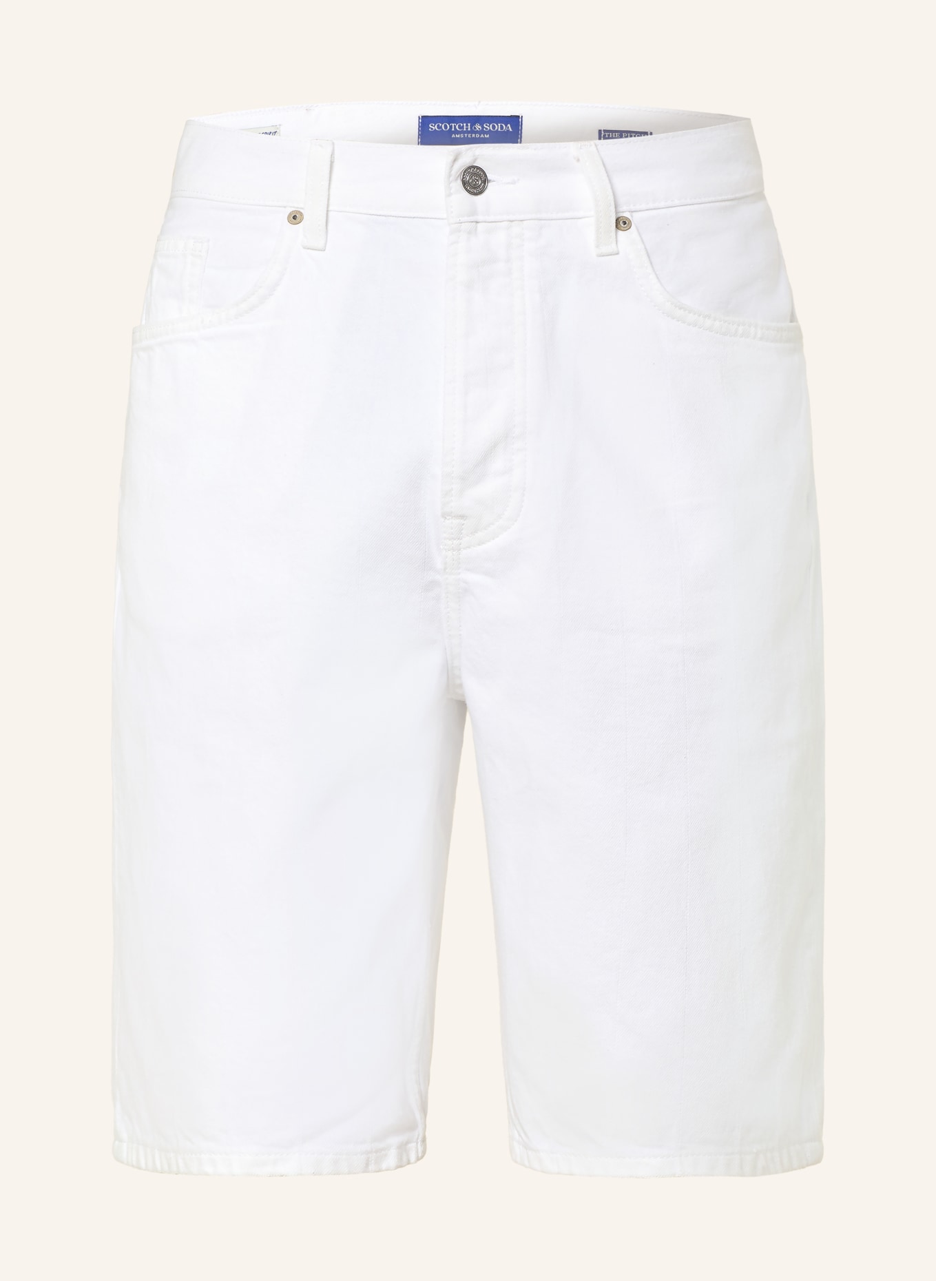 SCOTCH & SODA Jeansshorts THE PITCH Loose Fit: 101 WHITE/PASTEL