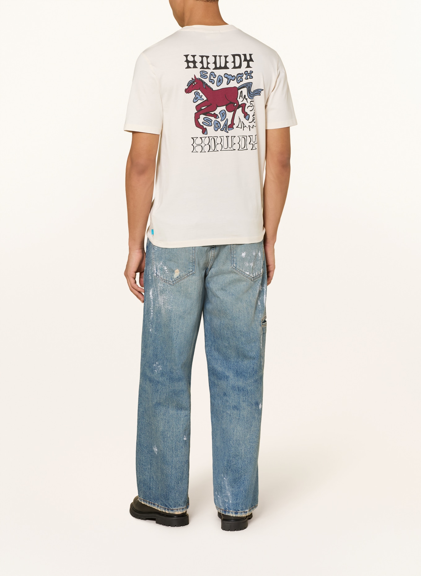 SCOTCH & SODA T-Shirt: BEIGE