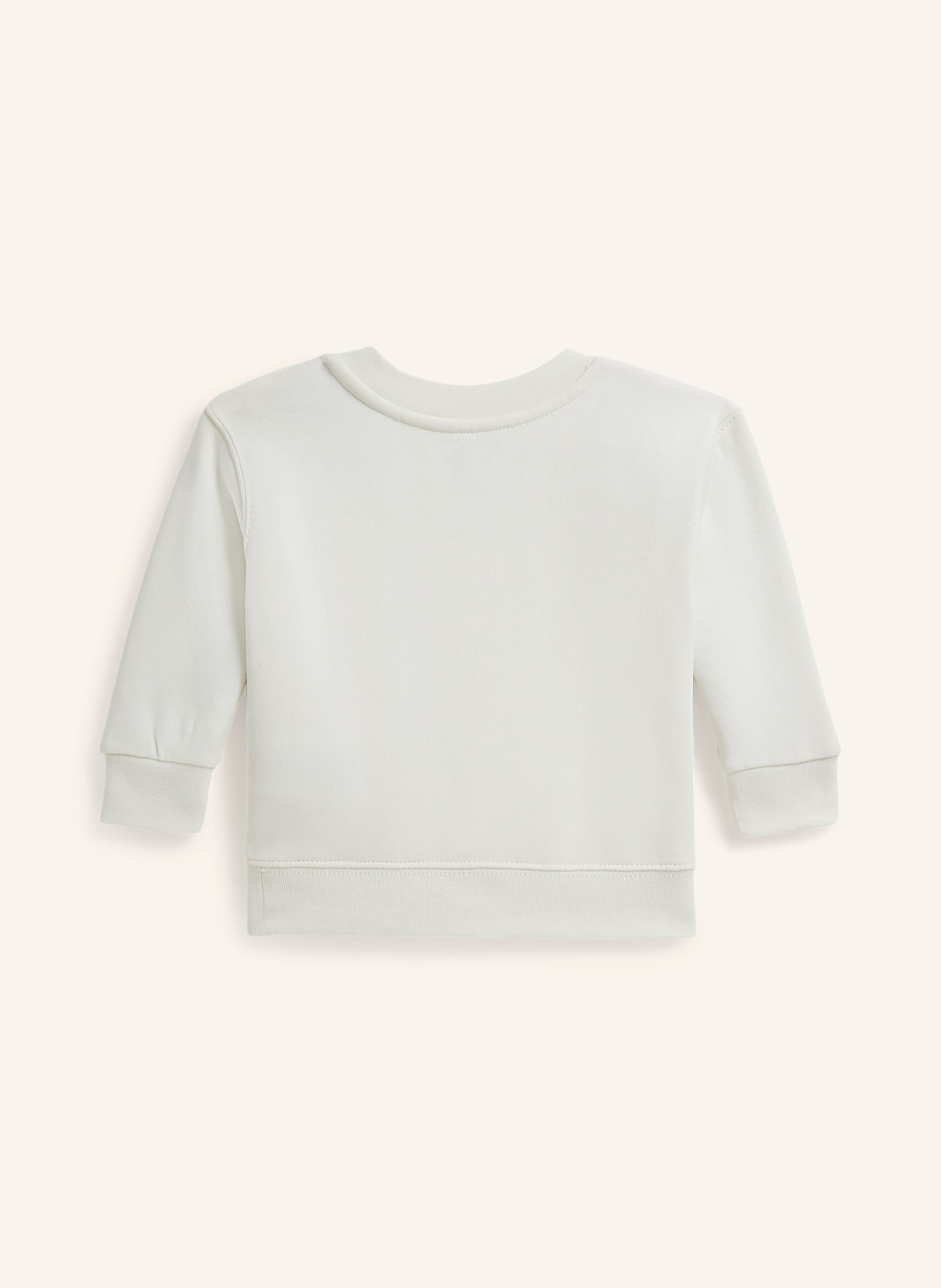 POLO RALPH LAUREN Sweatshirt: ECRU / DUNKELROT / DUNKELBLAU