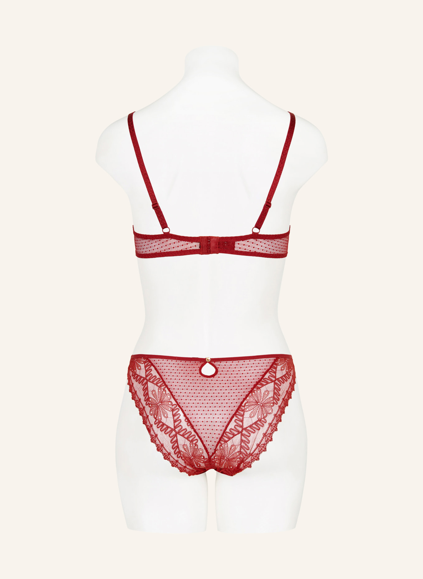 Aubade Bügel-BH MYSTERY OF LOVE mit Cut-out: DUNKELROT