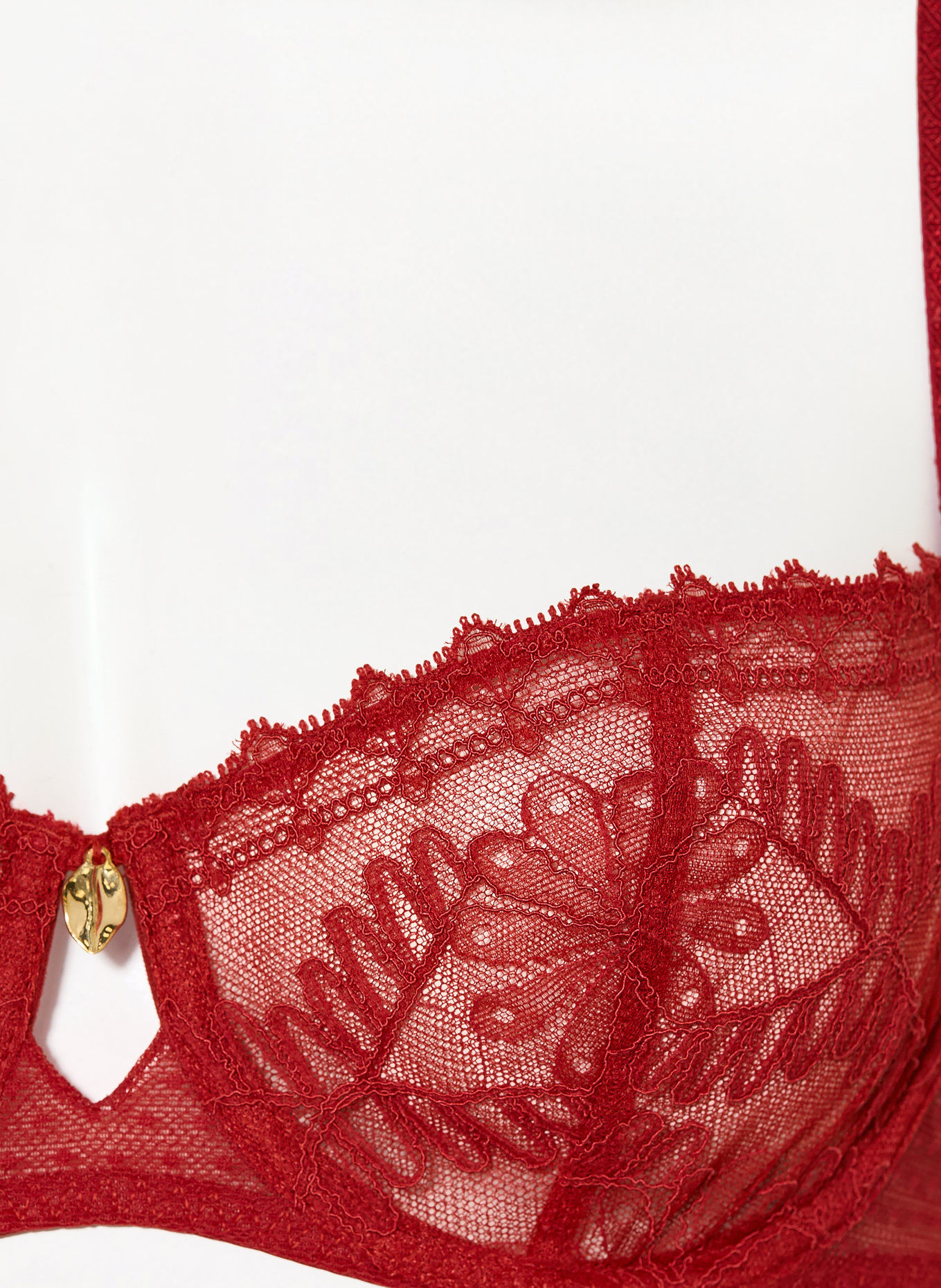 Aubade Bügel-BH MYSTERY OF LOVE mit Cut-out: DUNKELROT