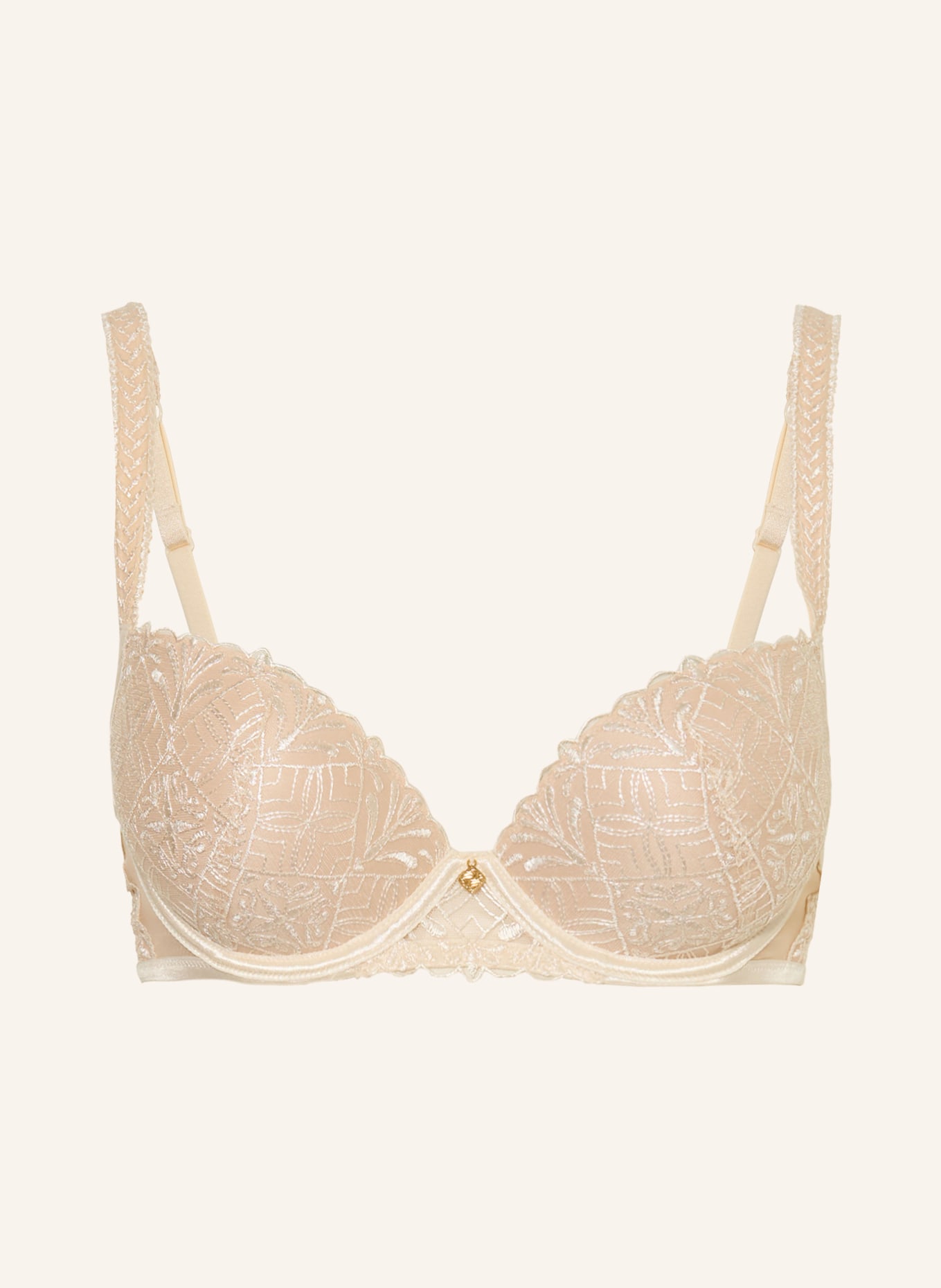 Aubade Podprsenka push-up ICON CALYPSO: REŽNÁ