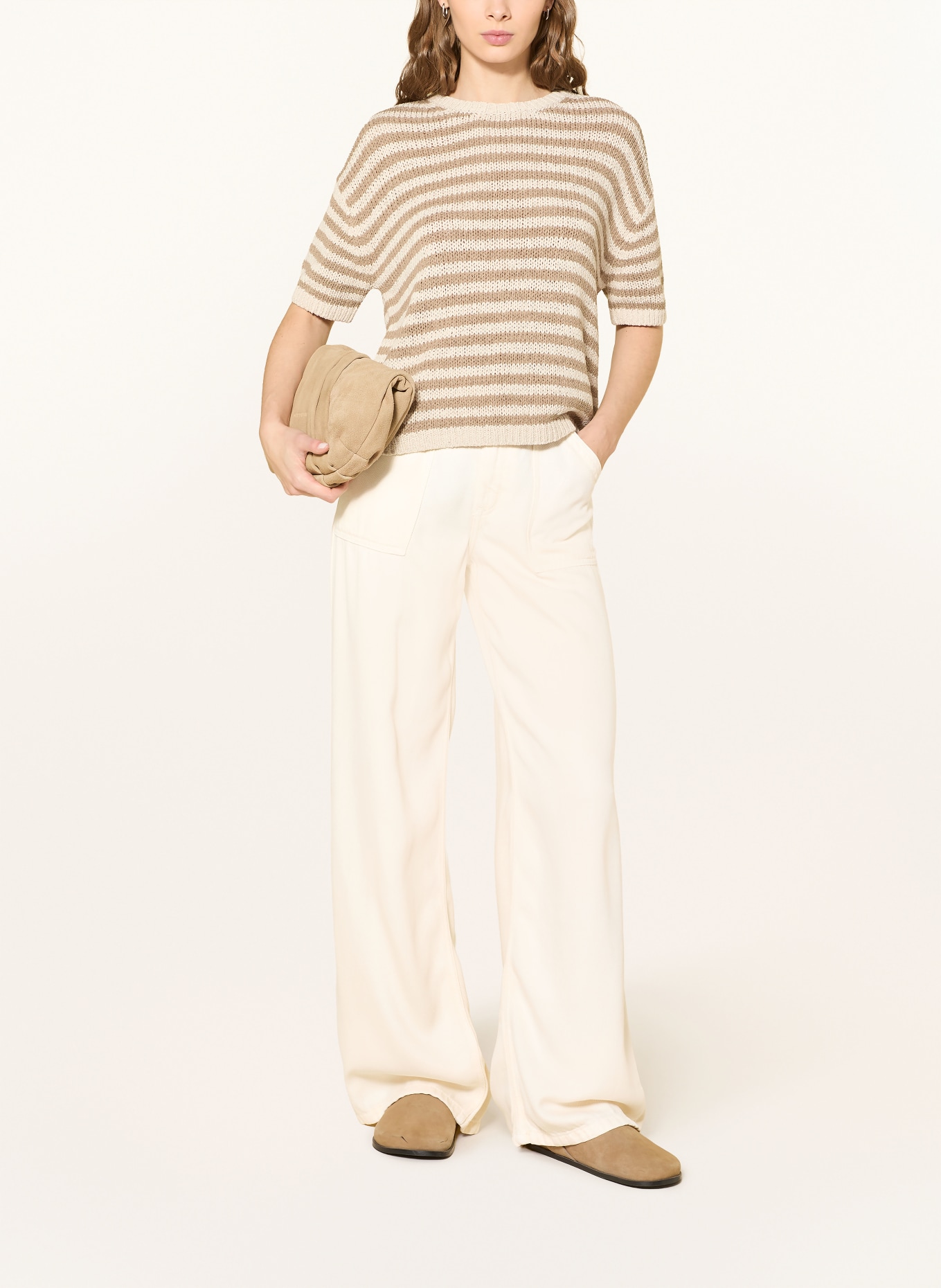 TOMMY HILFIGER Džíny se širokými nohavicemi: 1CD Soft Ecru