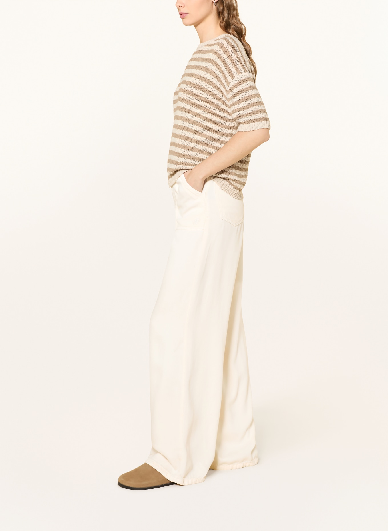 TOMMY HILFIGER Džíny se širokými nohavicemi: 1CD Soft Ecru