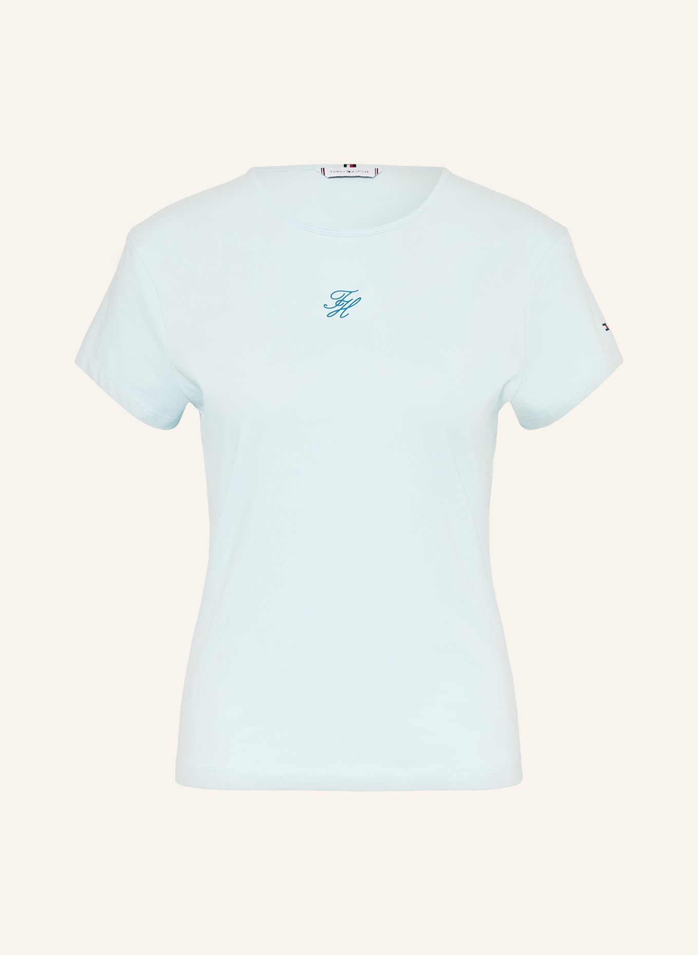 TOMMY HILFIGER tričko: TMAVĚ MODRÁ