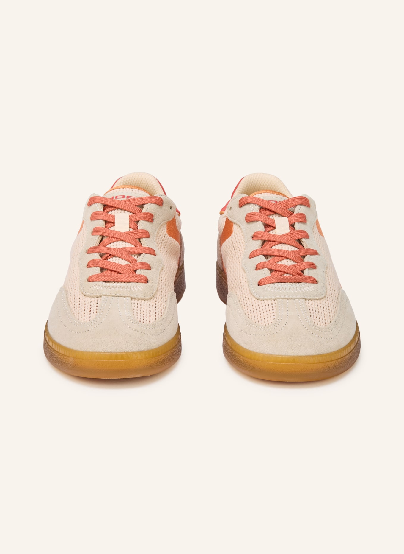 HOFF Sneaker PARK: BÉŽOVÁ / SVĚTLE ŠEDÁ / ORANŽOVÁ