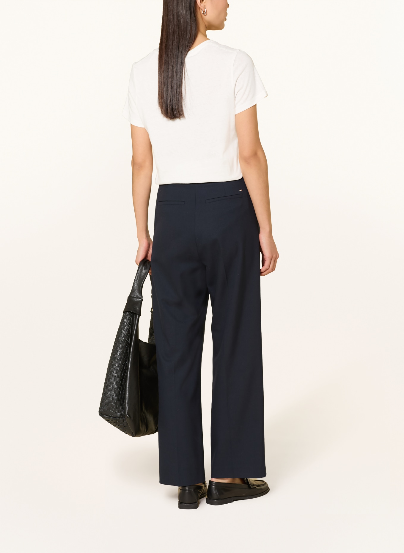 TOMMY HILFIGER T-Shirt mit Leinen: WEISS