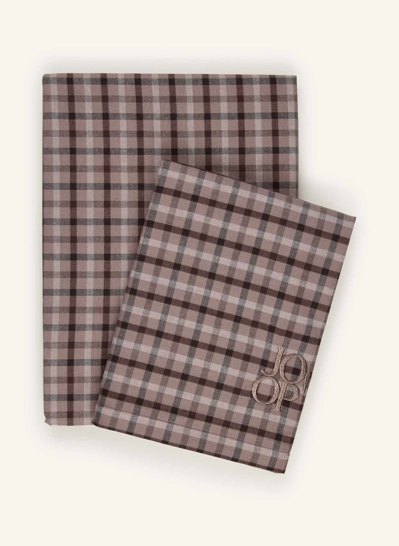 JOOP! Bettwäsche SOFT MESH: HELLBRAUN / DUNKELBRAUN / TAUPE