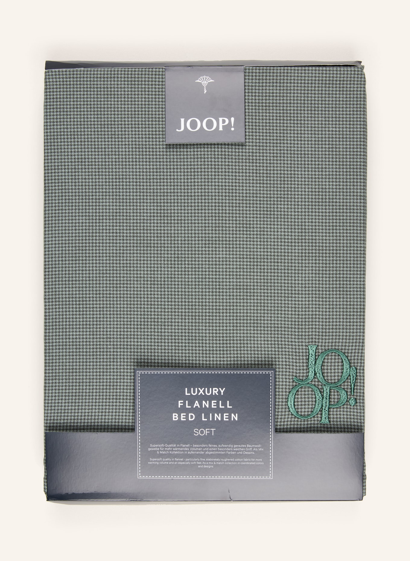 JOOP! Bettwäsche SOFT: OLIV / DUNKELGRAU