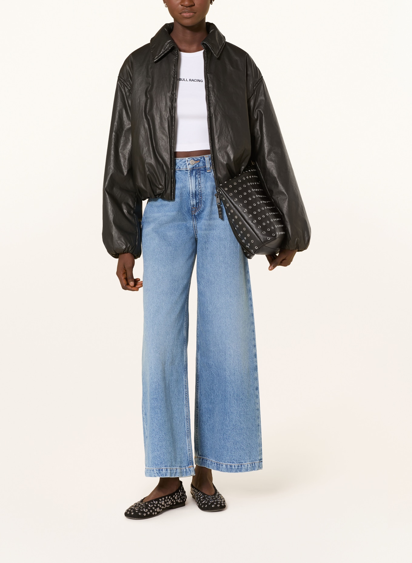 Red Bull RACING x PEPE JEANS Wide Leg Jeans: 000