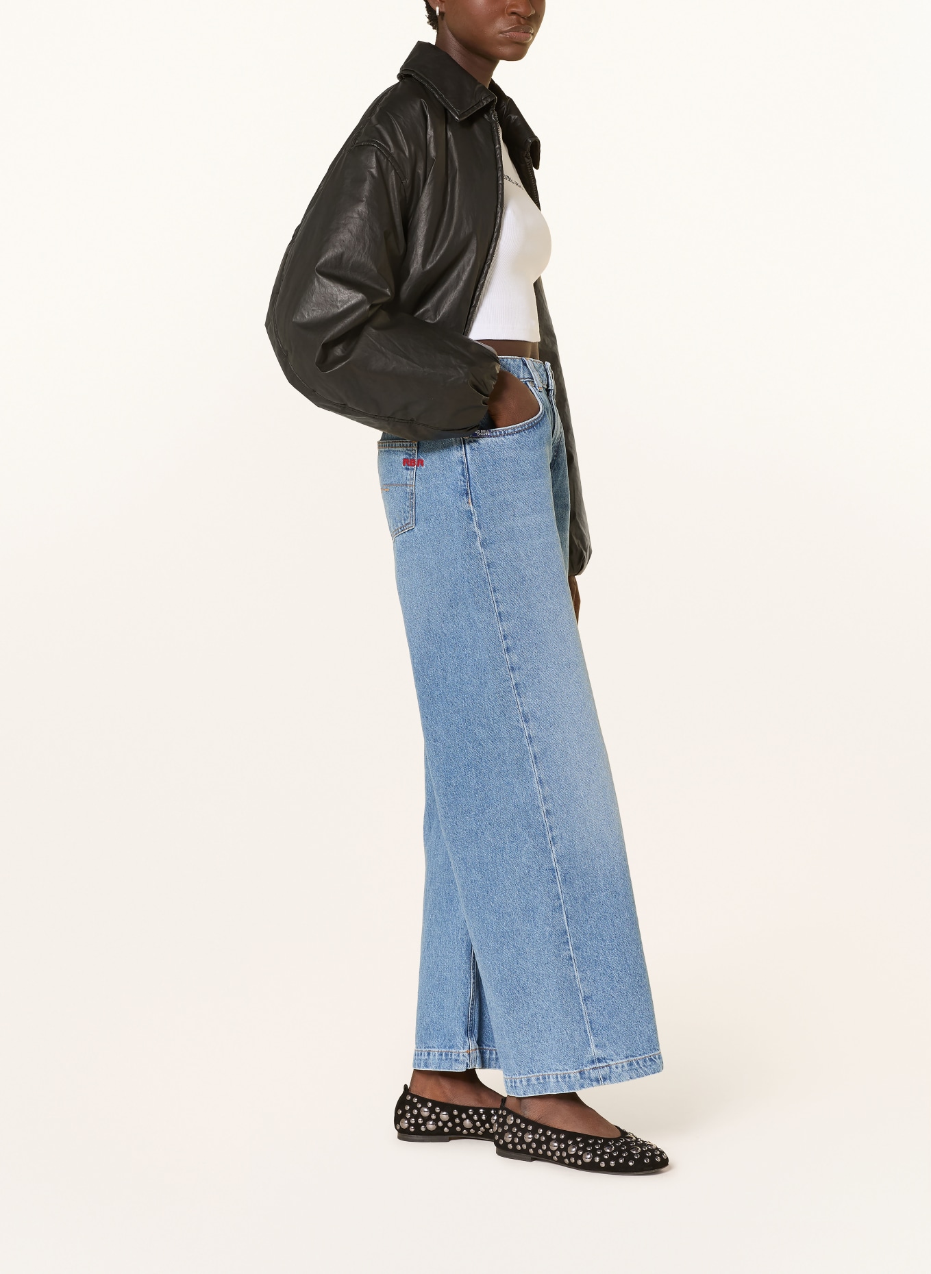 Red Bull RACING x PEPE JEANS Wide Leg Jeans: 000