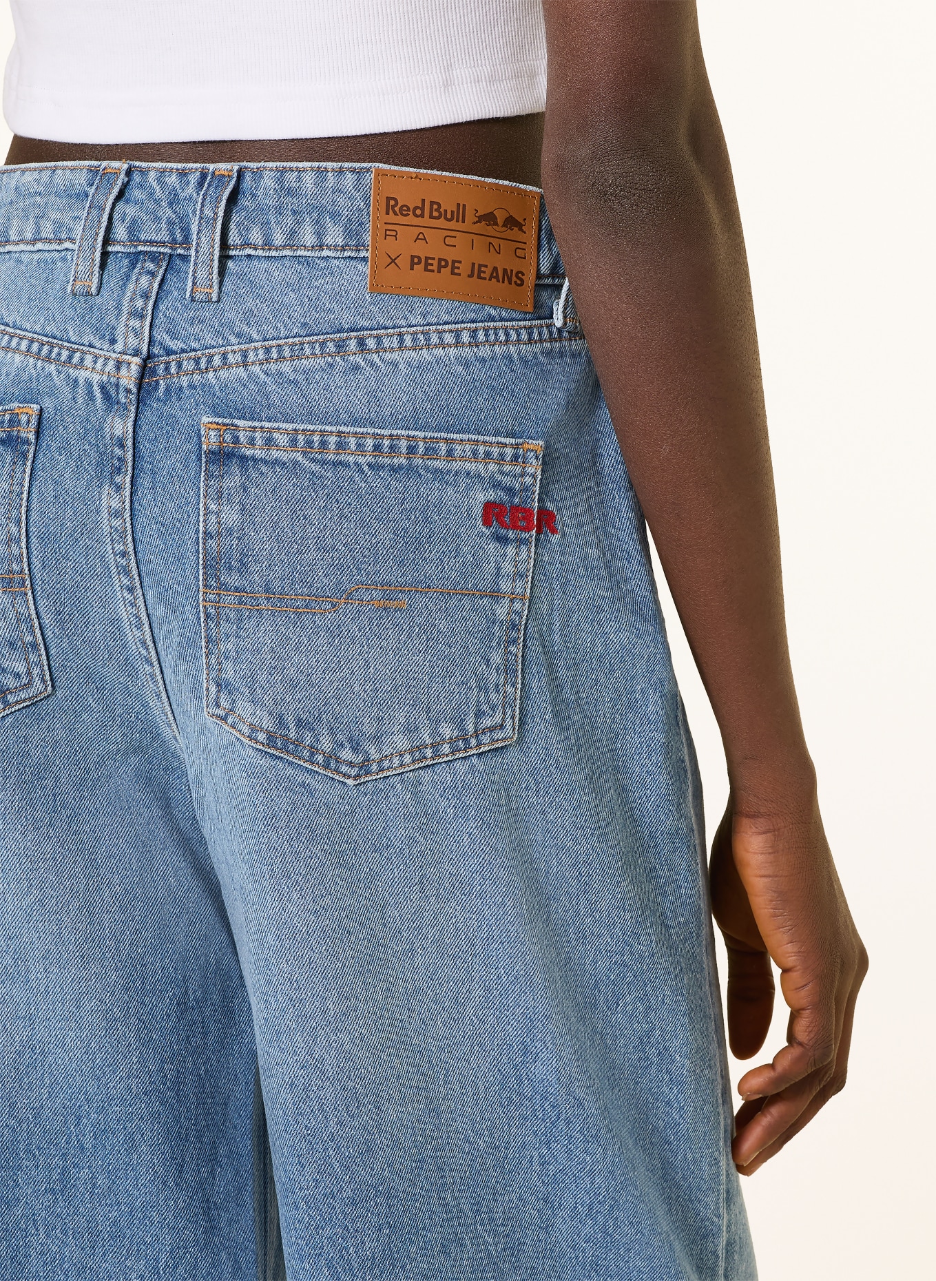Red Bull RACING x PEPE JEANS Wide Leg Jeans: 000