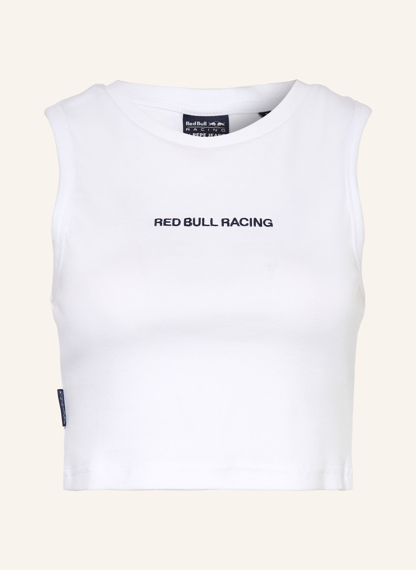 Red Bull RACING x PEPE JEANS top court: BLANC / NOIR