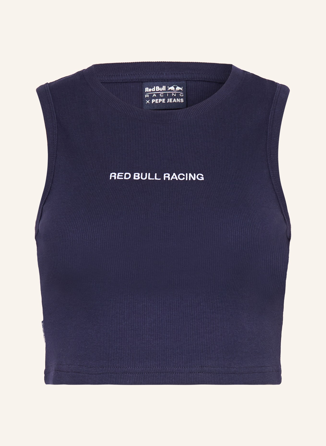 Red Bull RACING x PEPE JEANS cropped top: DARK BLUE