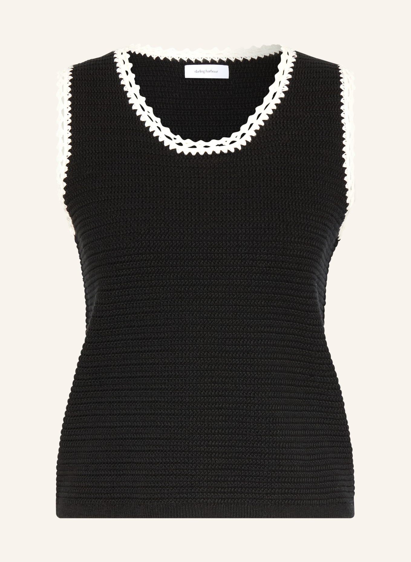 darling harbour Häkeltop: BLACK